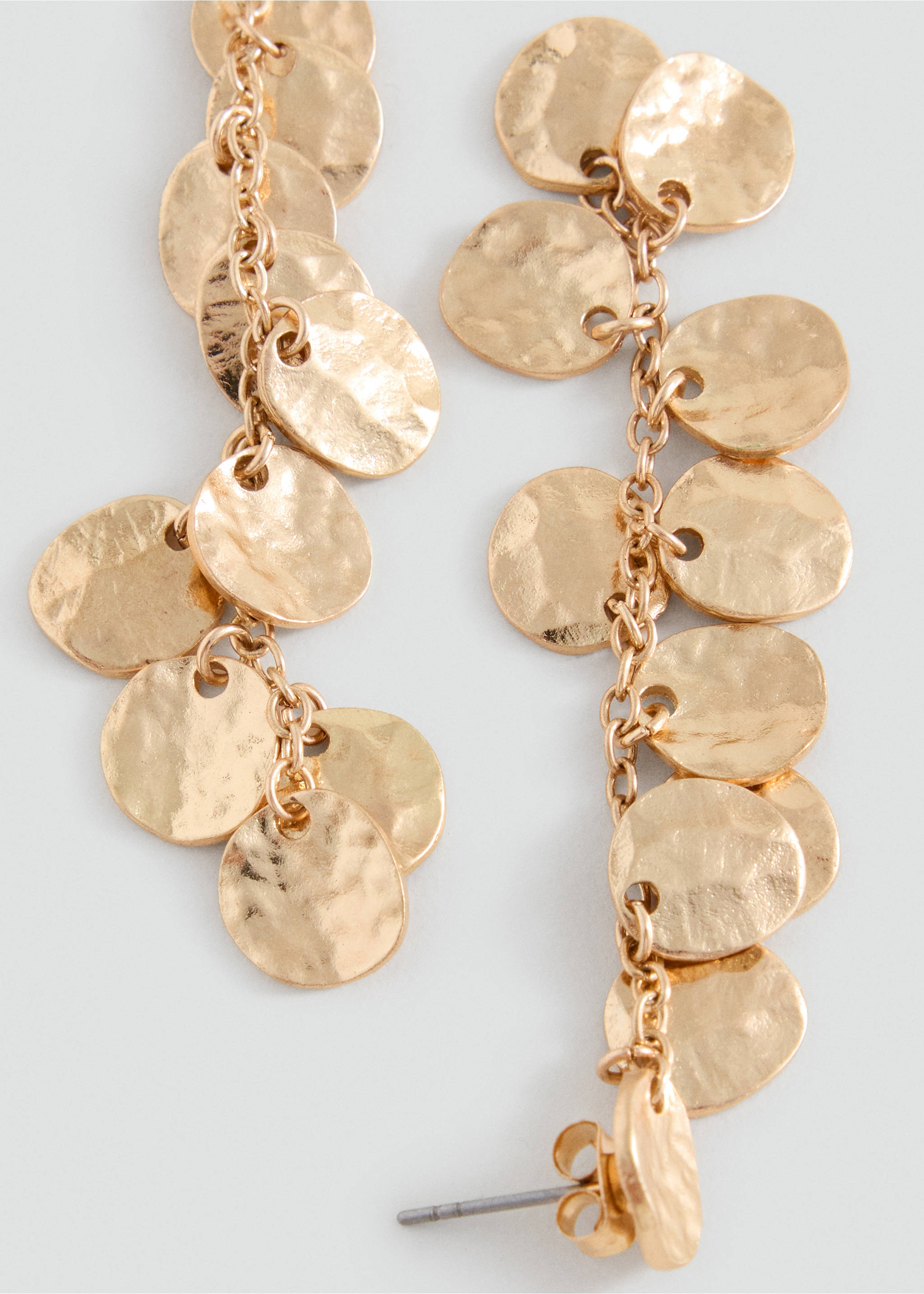 Long beaded earrings - Medium plane, Gold. Ref: 37082953-00.