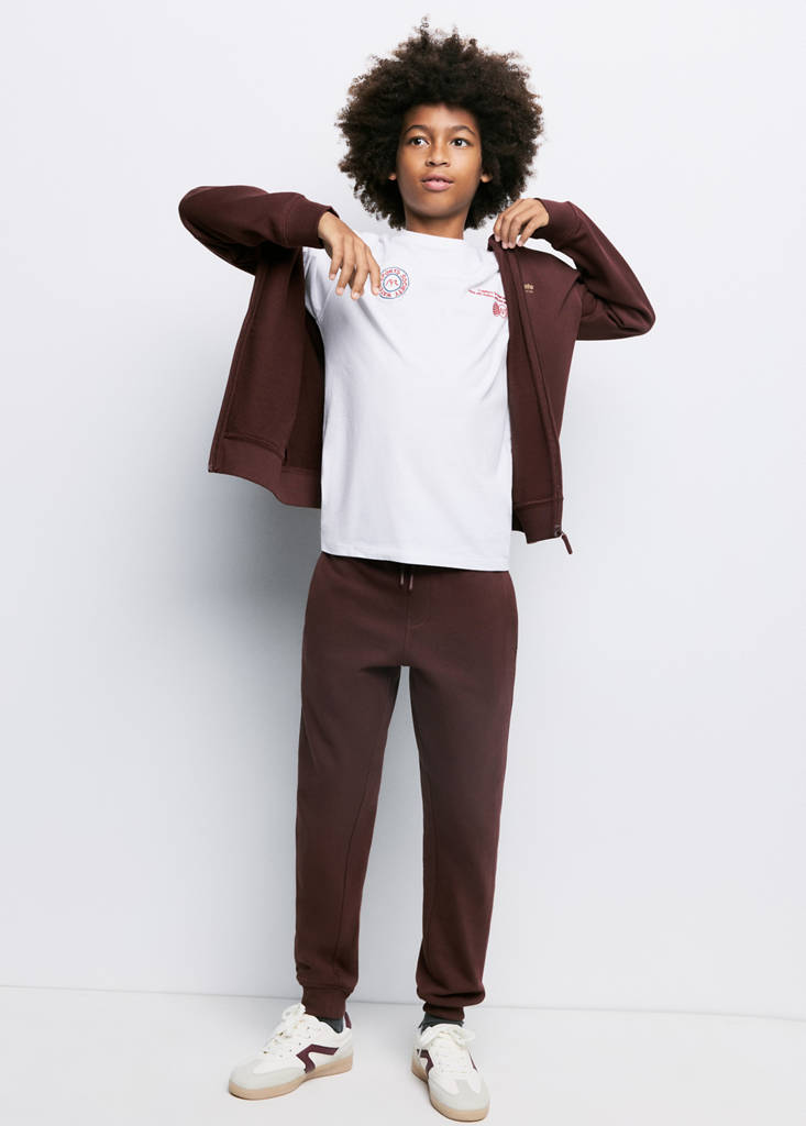Loose fit jogger trousers — Brown