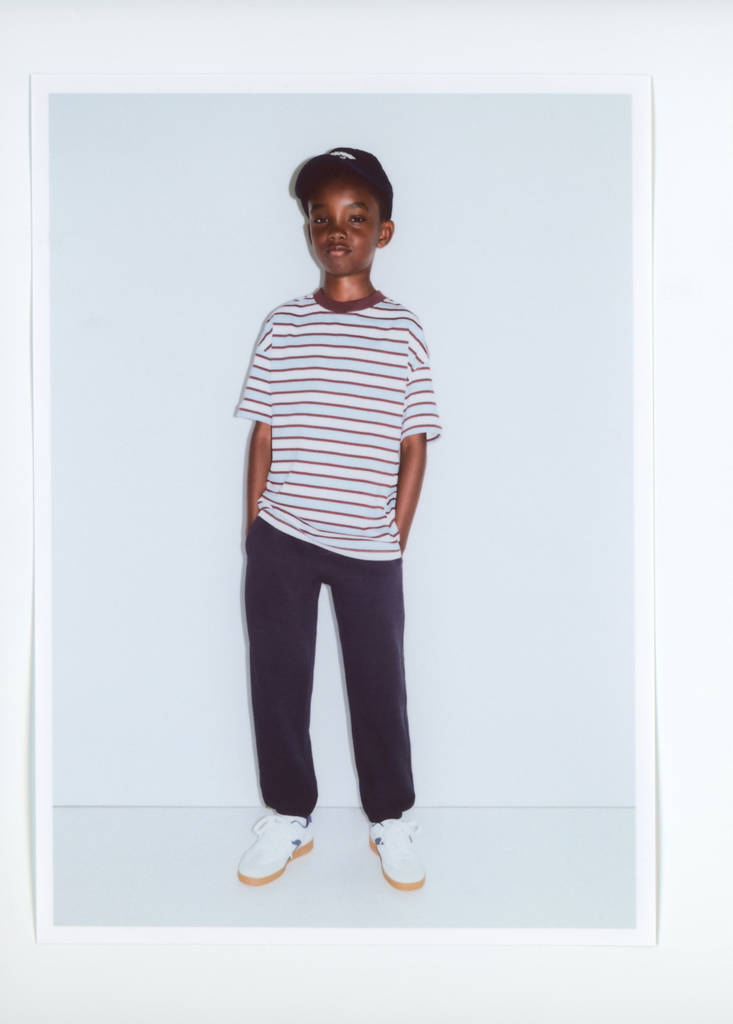 Loose fit jogger trousers — Navy