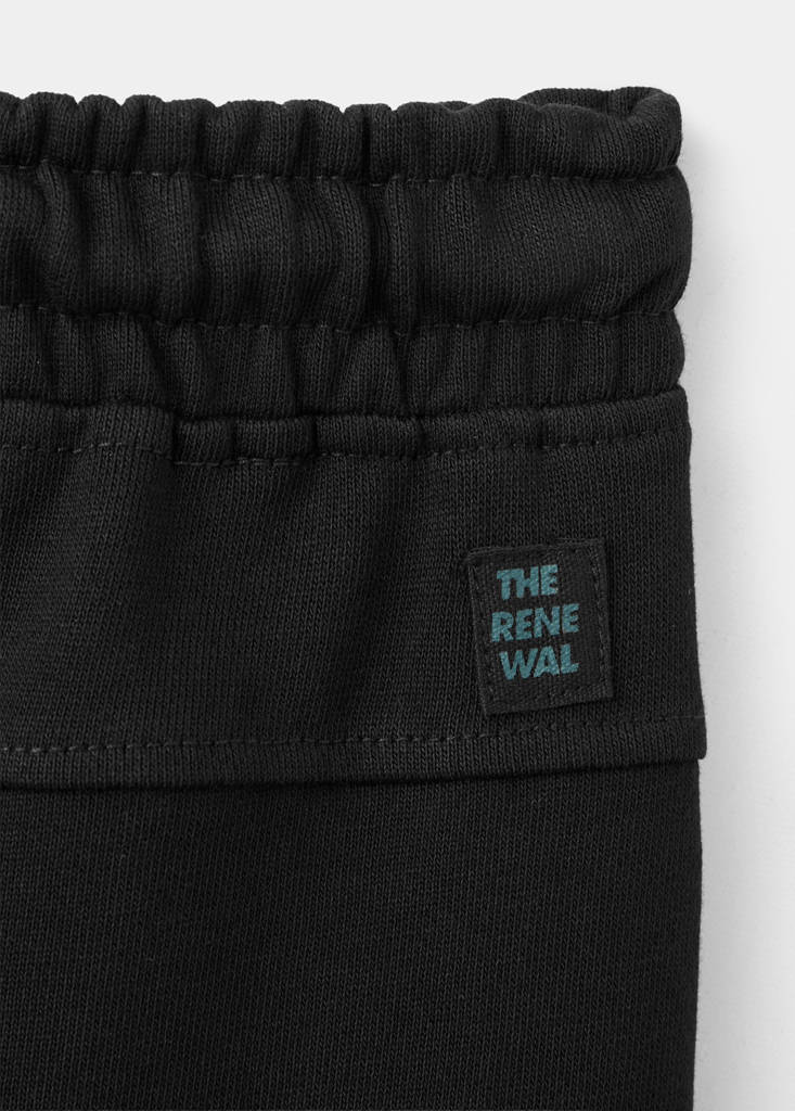 Loose fit jogger trousers — Black