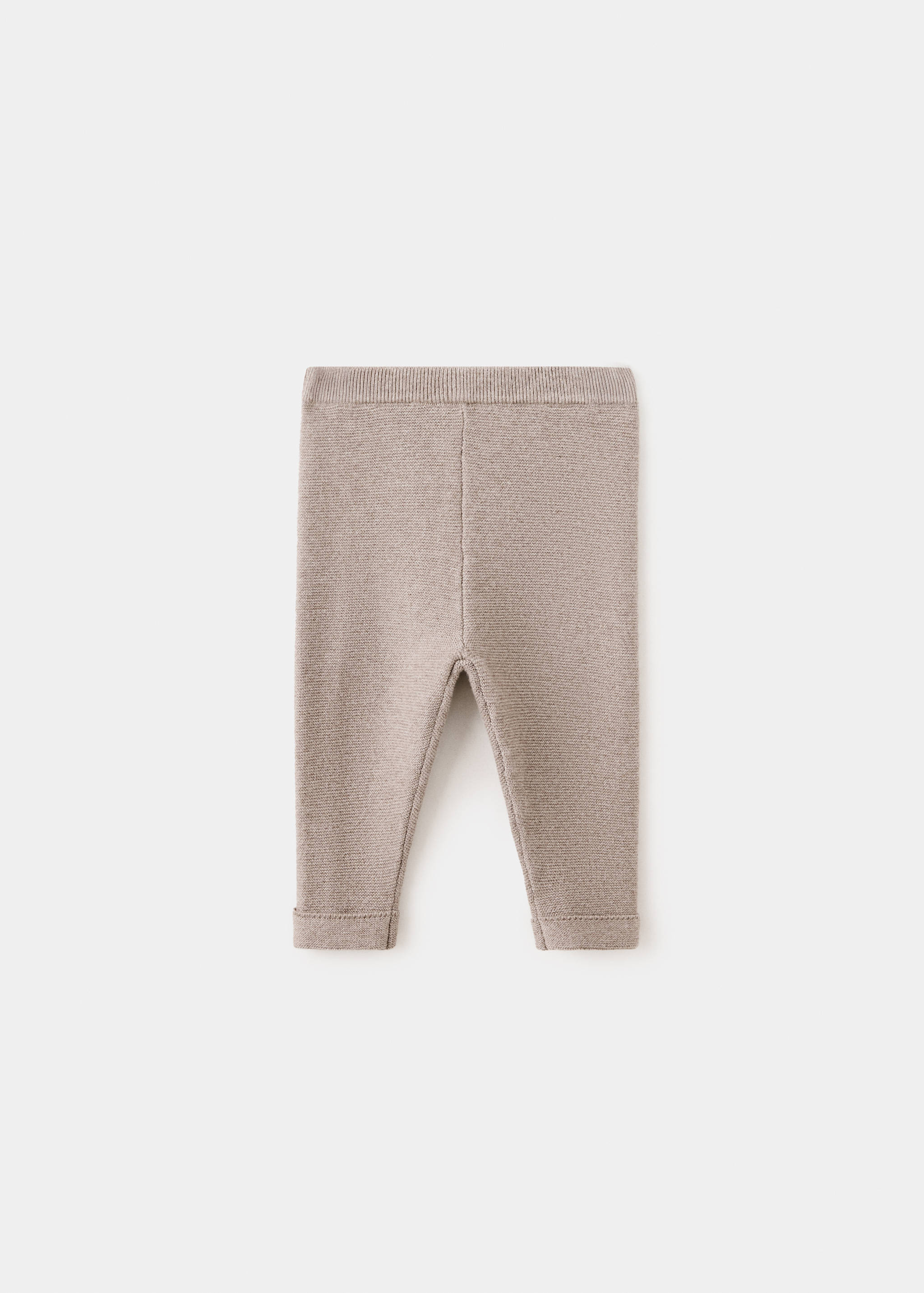 Plain knit leggings - Article without model