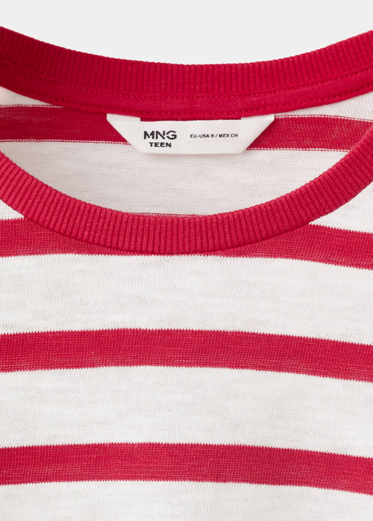 100% cotton striped t-shirt - thumbnail 5
