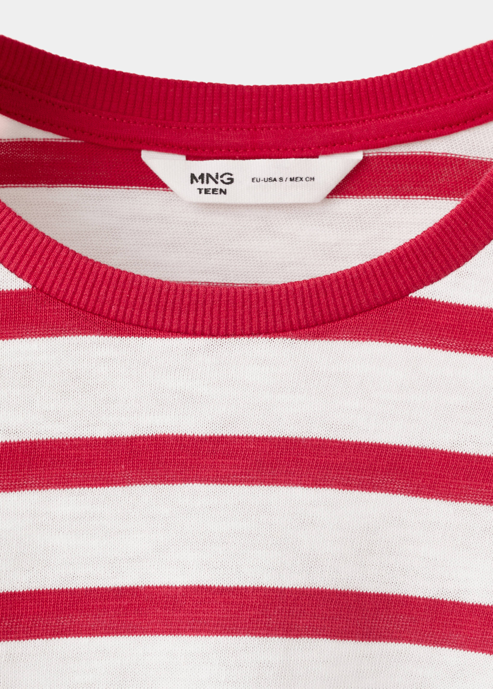 T-shirt 100 % coton rayures - Détail de l'article 8
