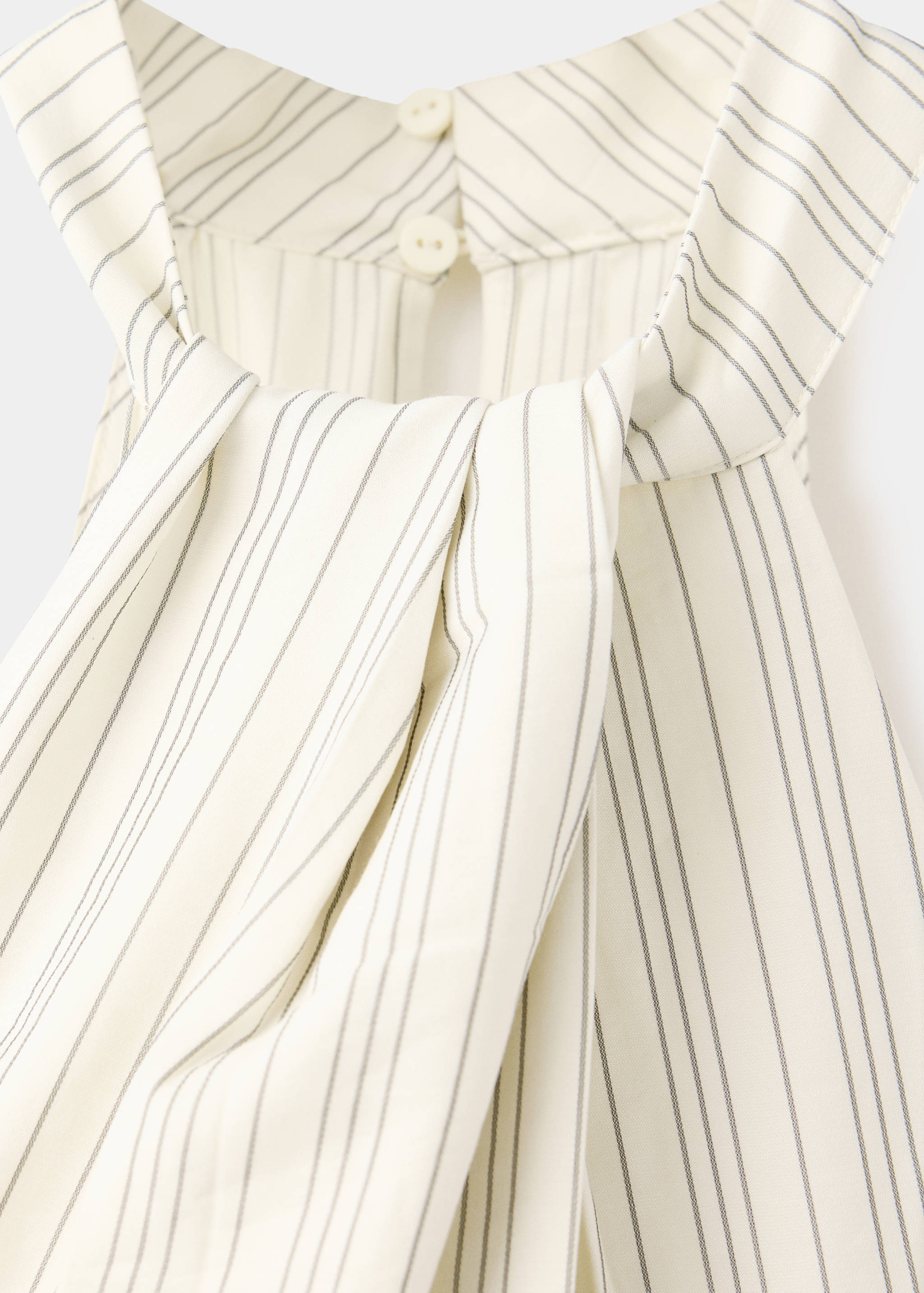 Striped halter jumpsuit - Details of the article 8