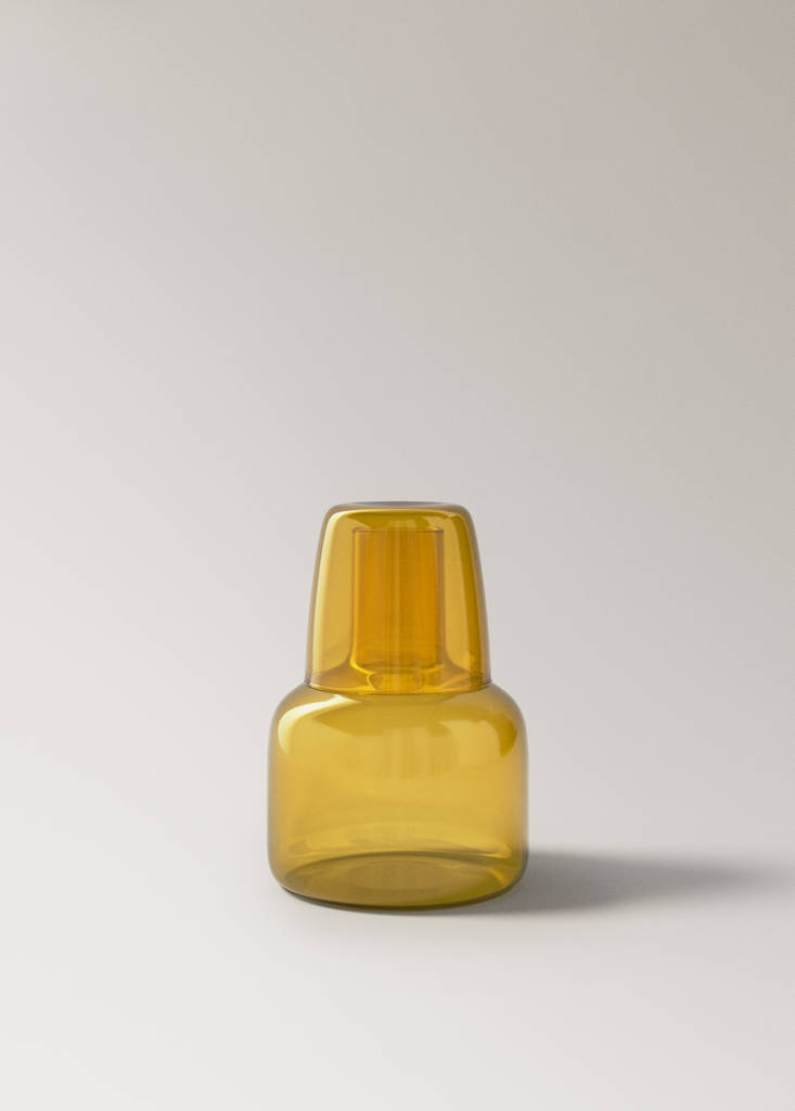 Smoked borosilicate jug — Orange
