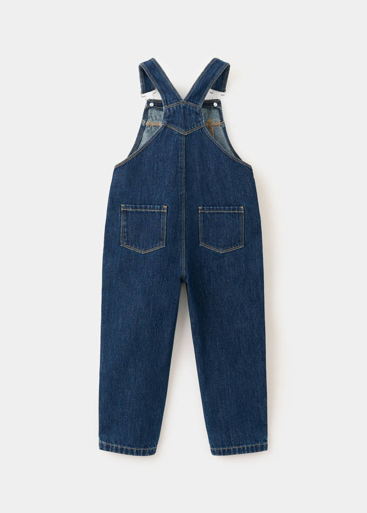 Long denim jumpsuit — Dark Blue