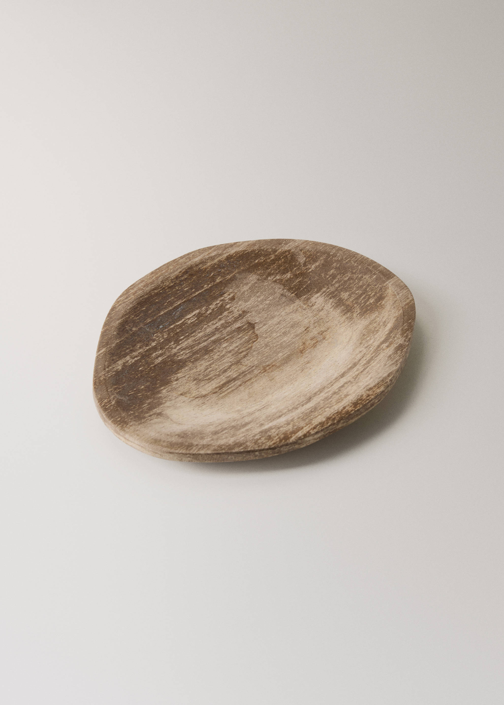 Plateau décoratif en bois pétrifié - Détail de l'article 1