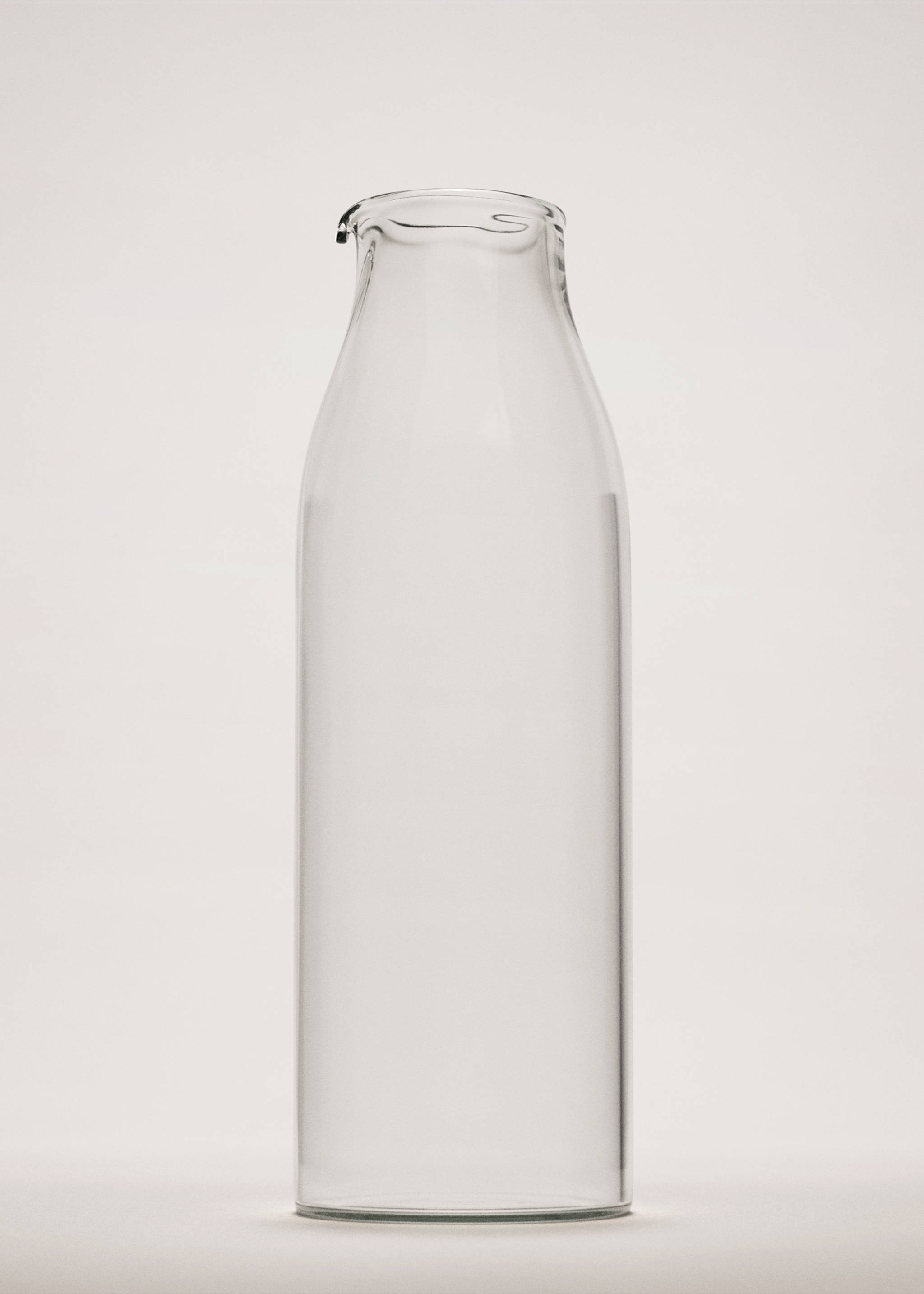 Transparent glass jug - General plane, Black. Ref: 37083297-00.