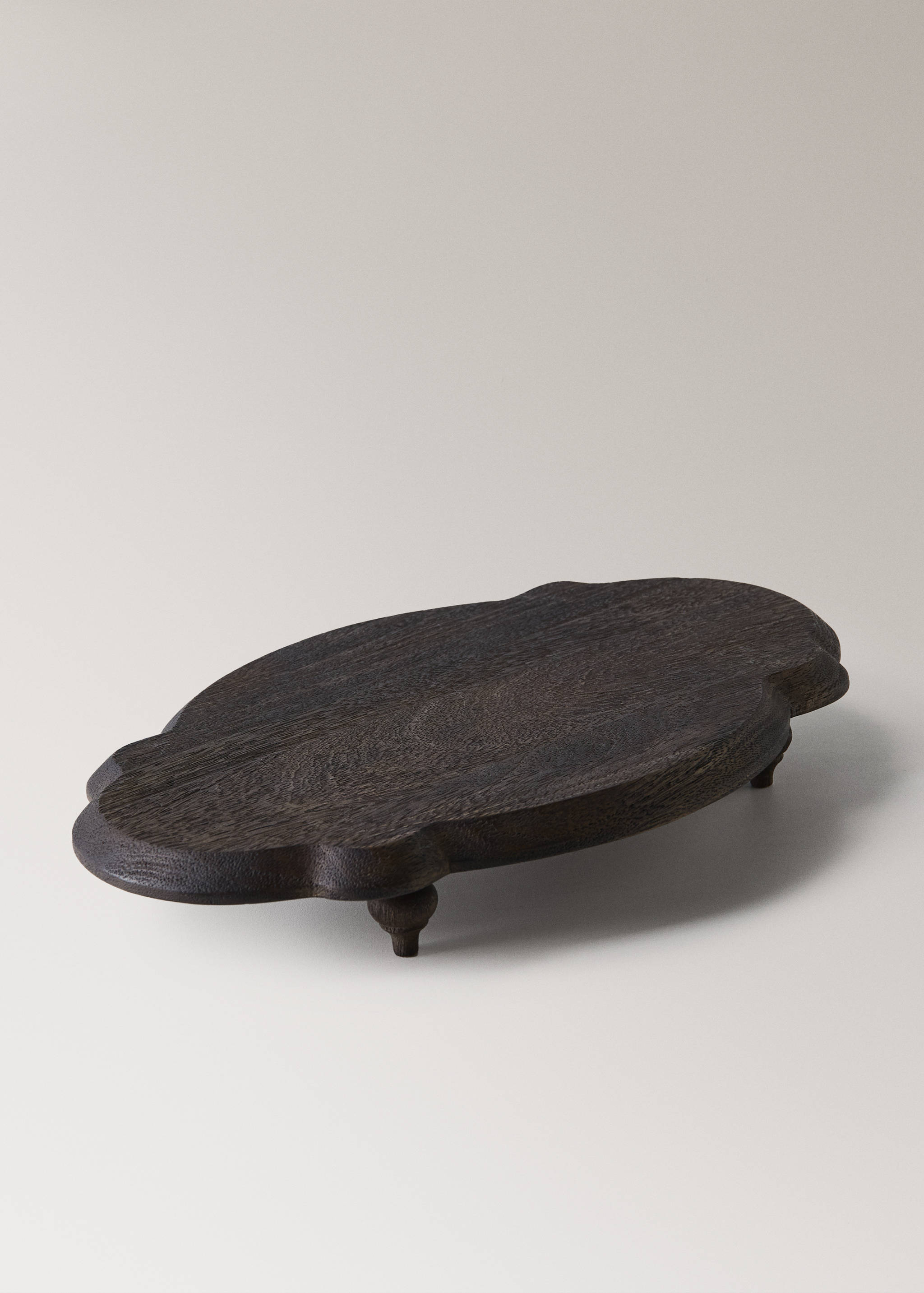 Dekorative Holzschale mit Füßen - Detail des Artikels 6