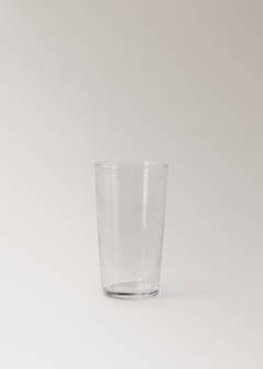 Plain smooth glass vase L — Ice Grey 5