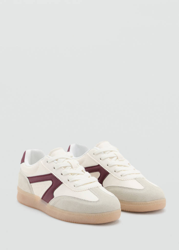 Two-tone sports top — White