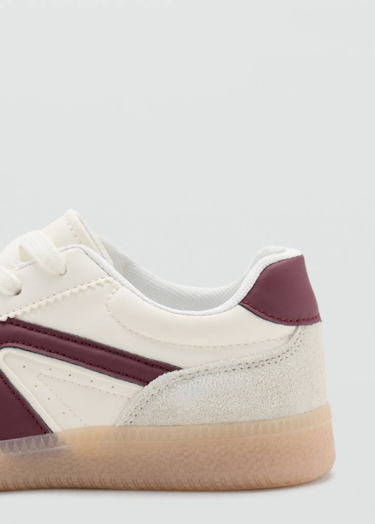 Two-tone sports top — White