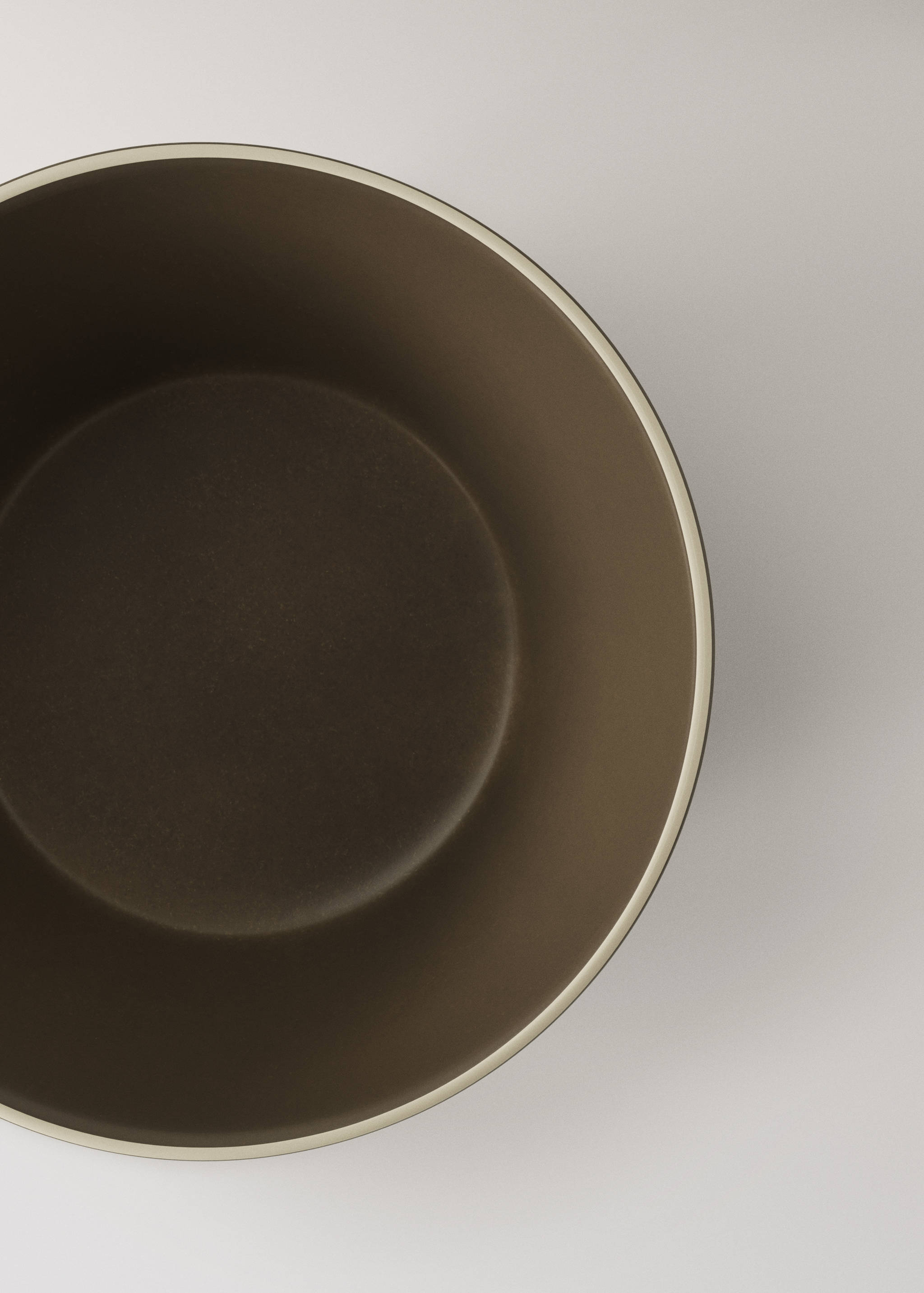 Plain stoneware bowl - Details of the article 1