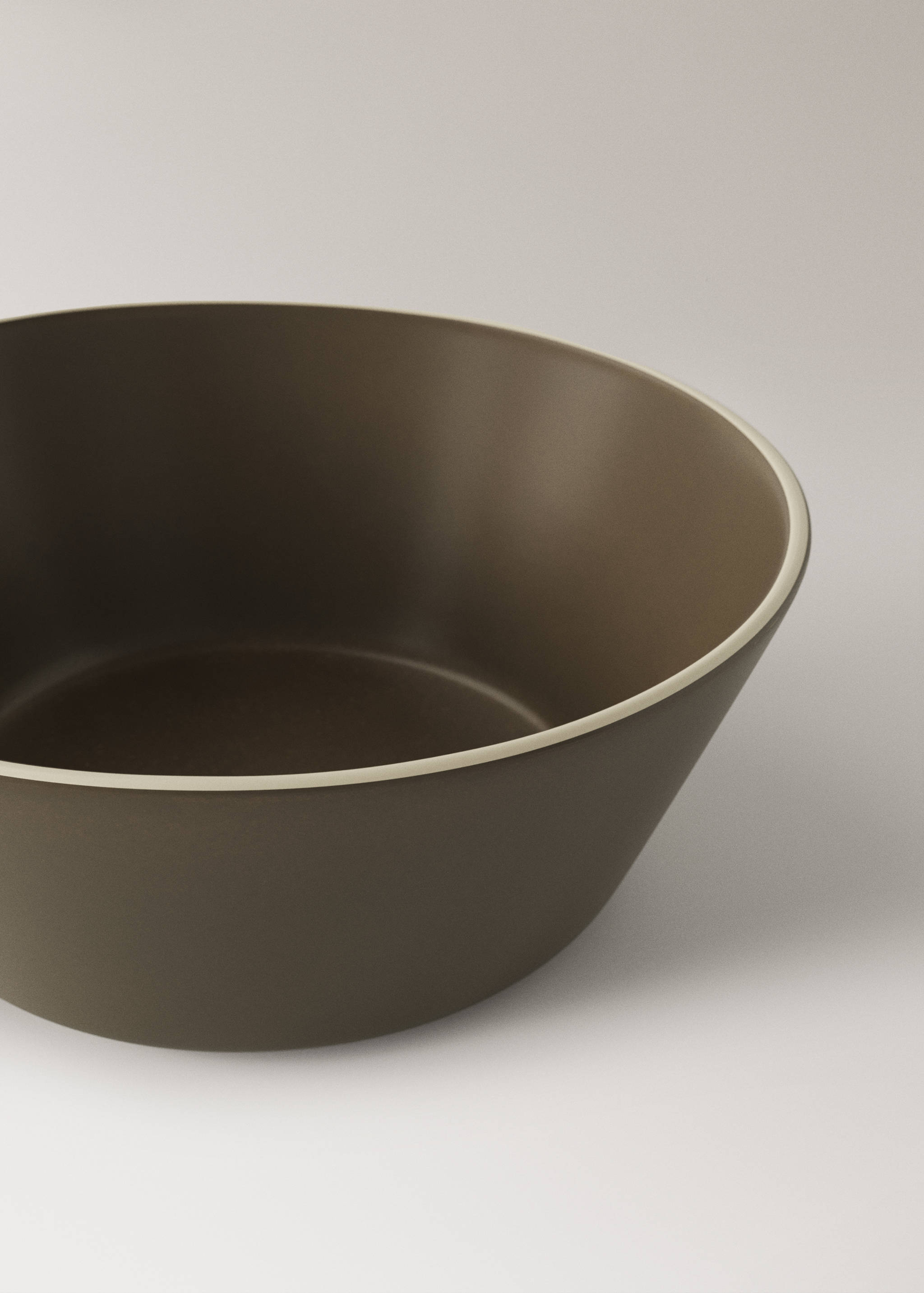 Plain stoneware bowl - Details of the article 2