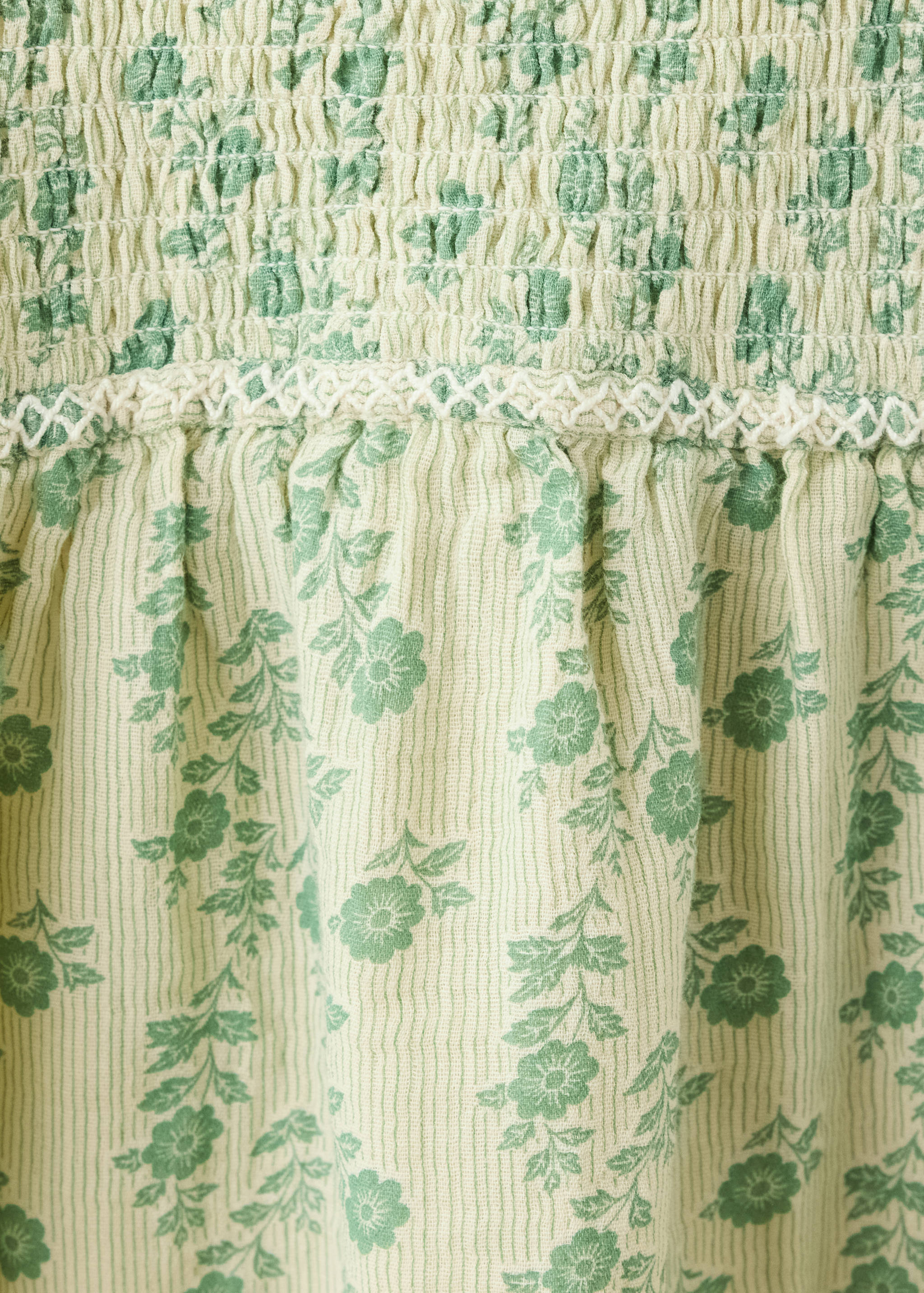 Floral print strappy top - Details of the article 0