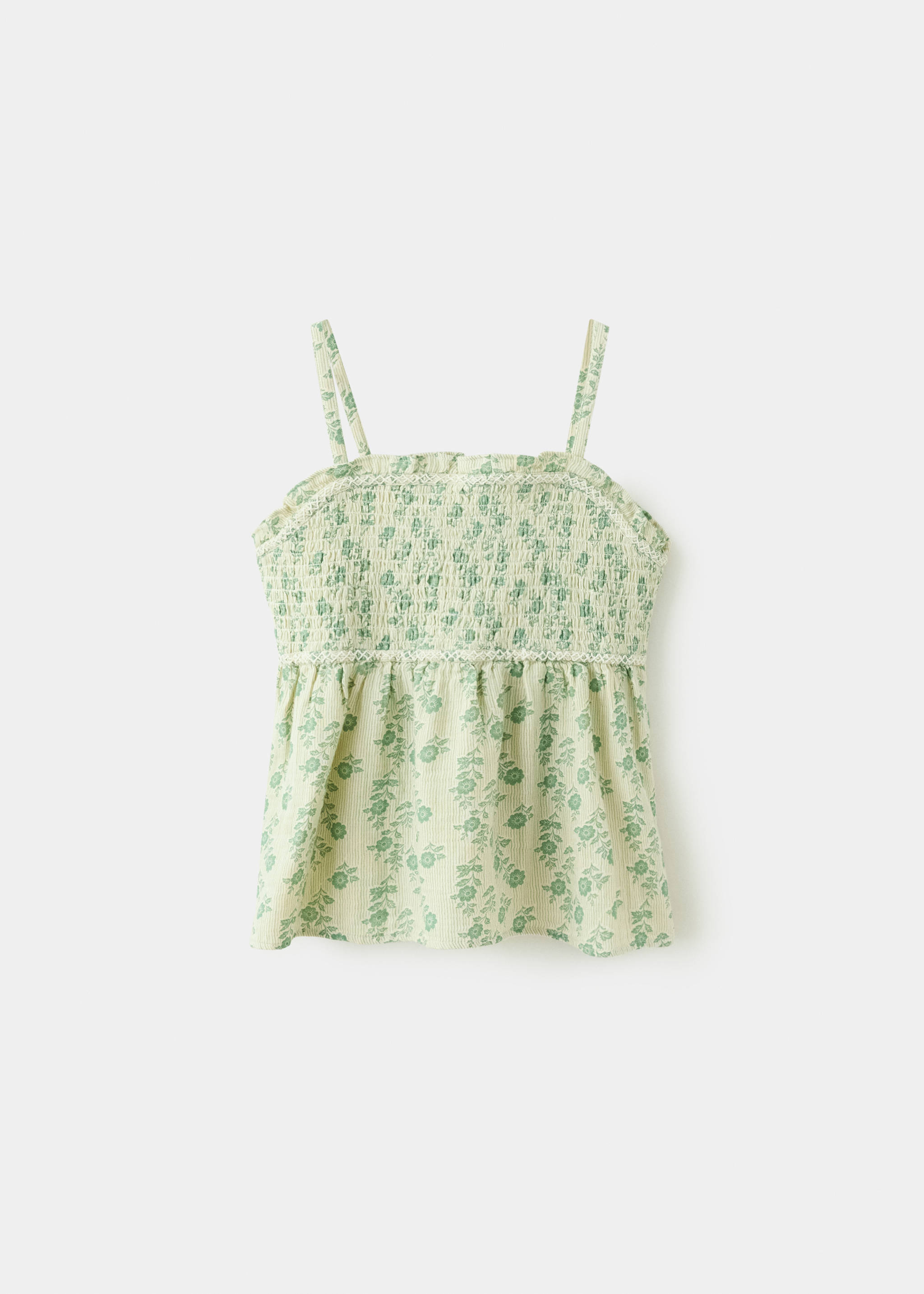 Floral print strappy top - Article without model
