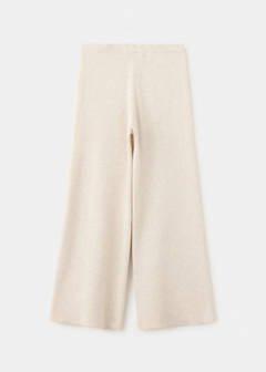 Cotton-knit trousers — Beige 5