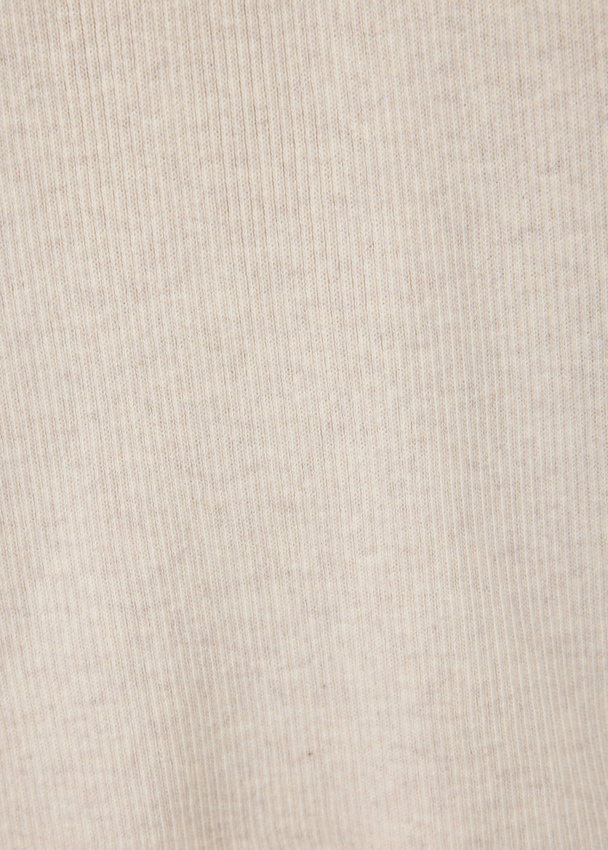 Cotton-knit trousers — Beige