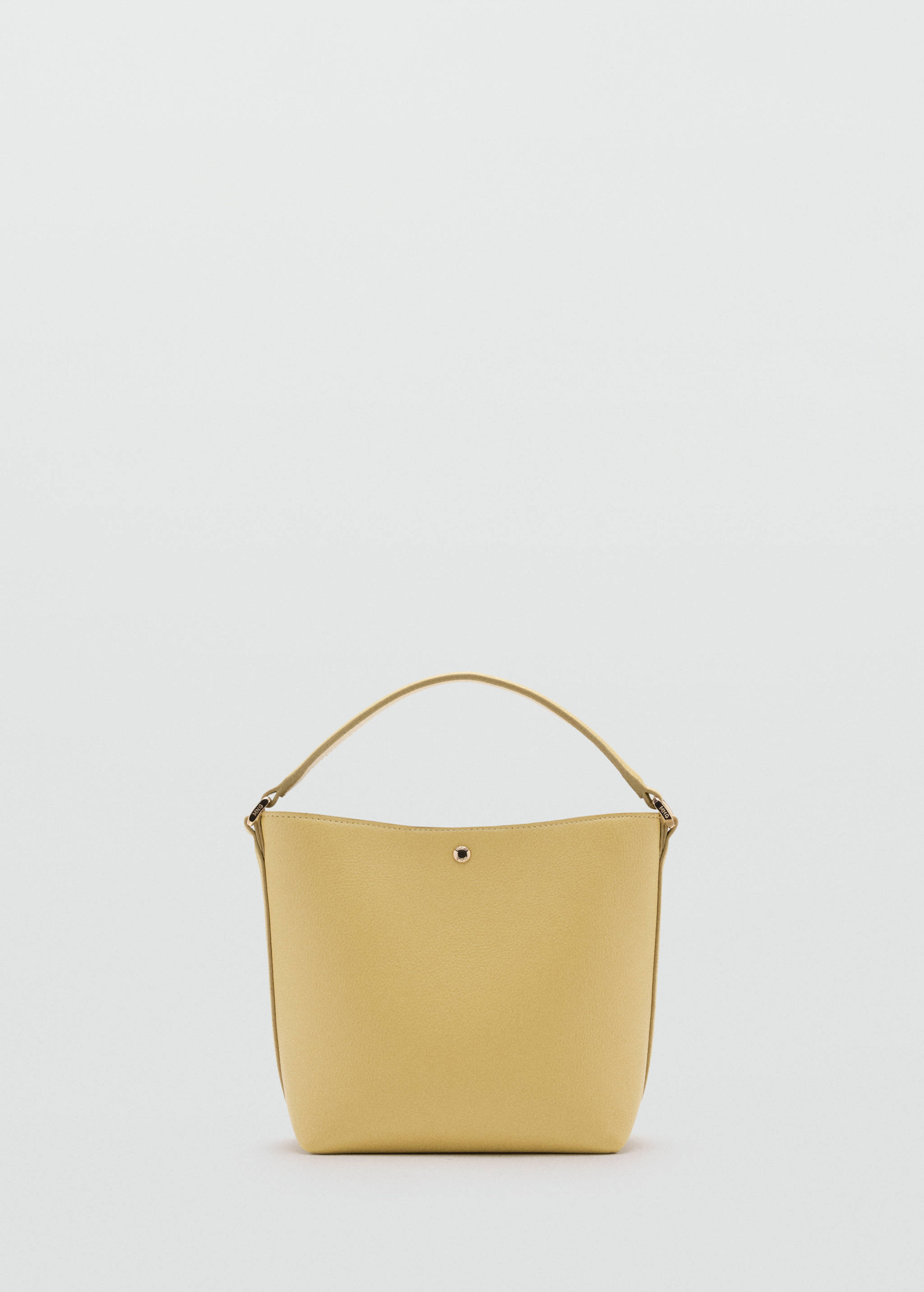 Faux-leather bucket handbag - Article without model