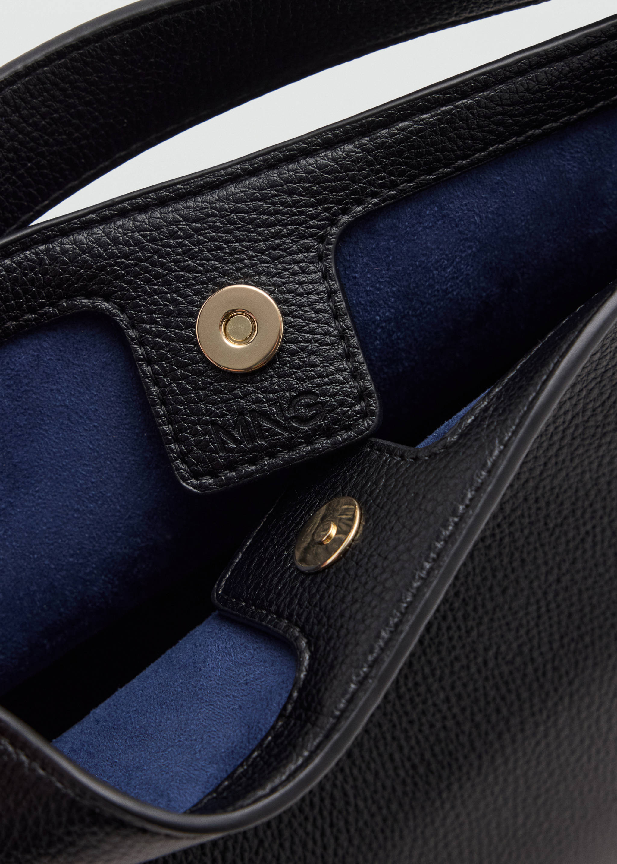 Faux-leather bucket handbag - Details of the article 1