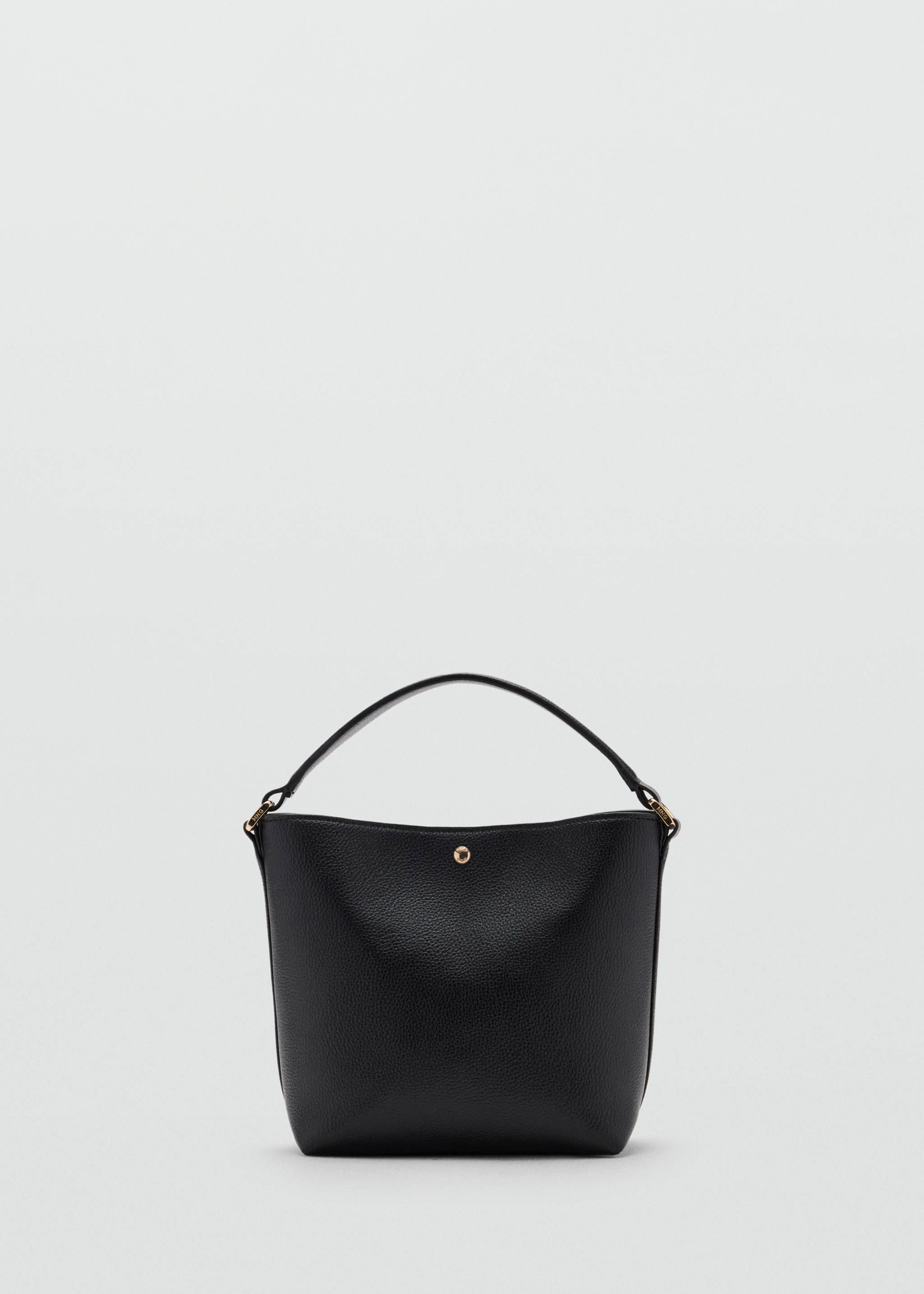 Faux-leather bucket handbag - Article without model