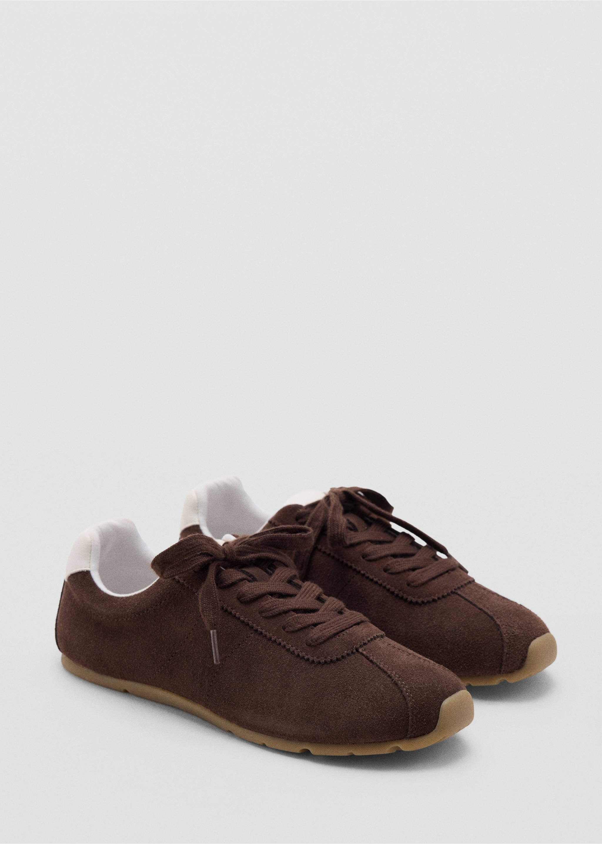Combined design sneakers - Medium plane, Chocolate. Ref: 37083320-00.