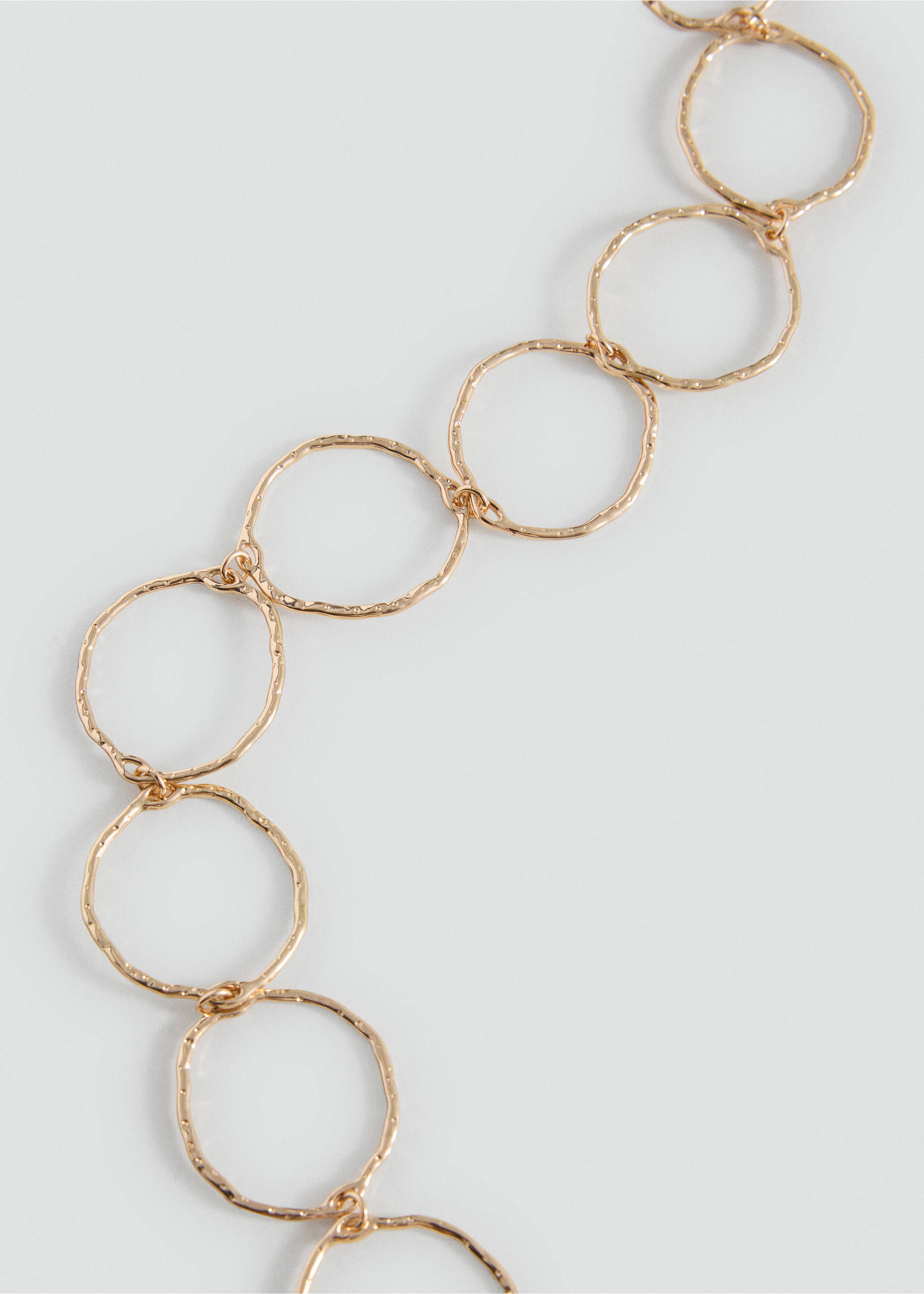 Chain choker necklace - Medium plane, Gold. Ref: 37083323-00.