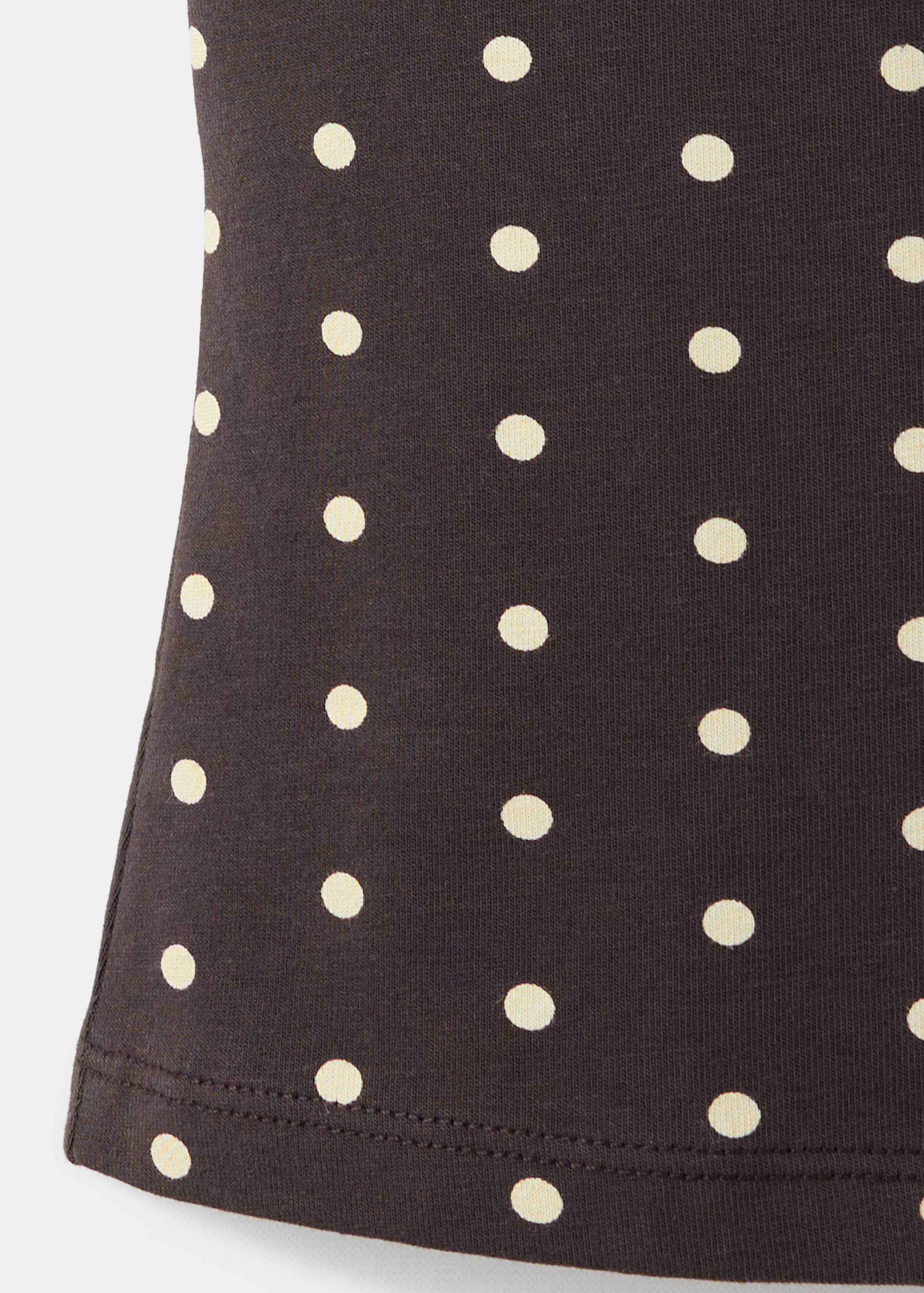 Fitted polka dot top - Details of the article 0