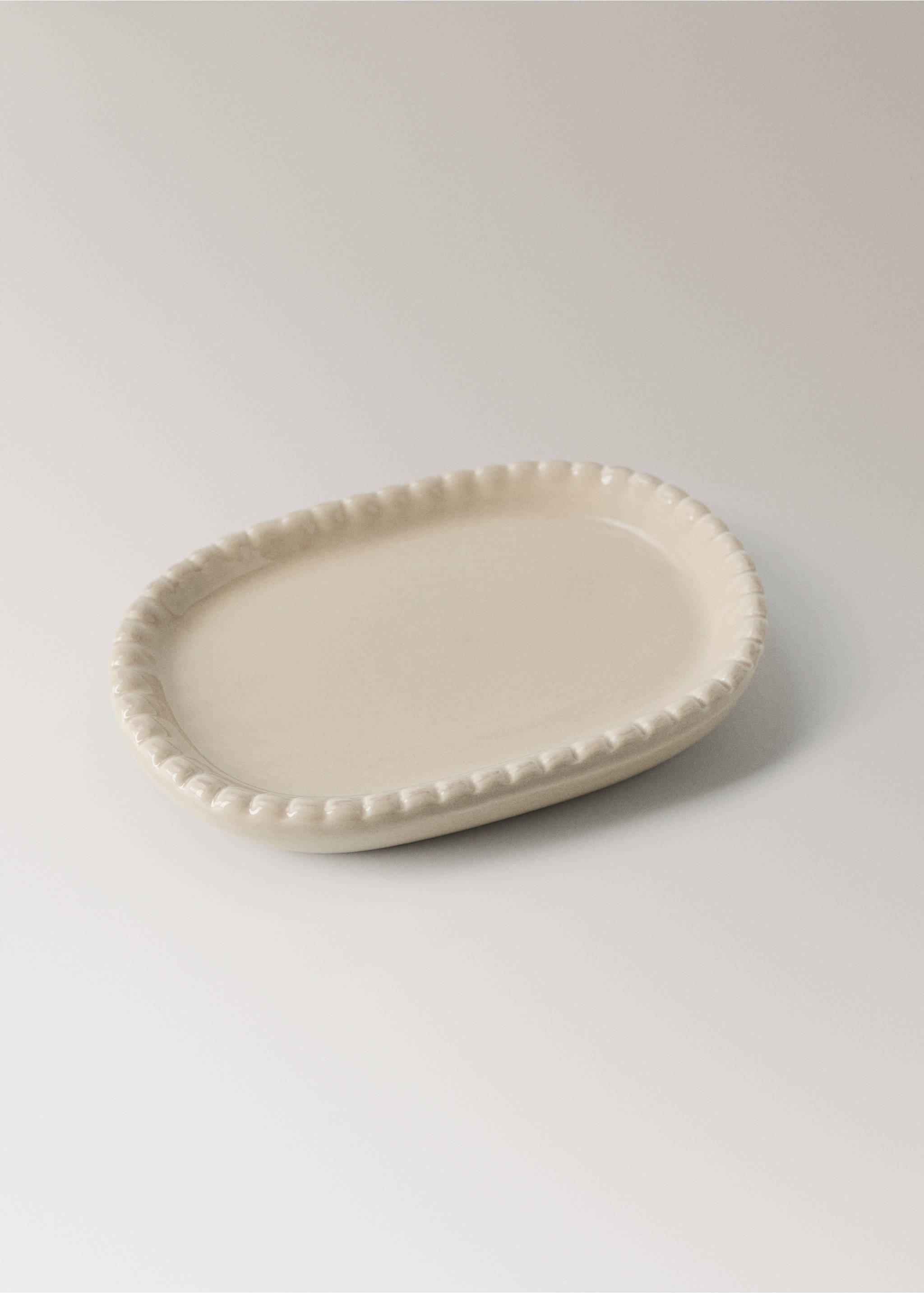 Soap holder greta - Details of the article 1, Beige. Ref: 37083857-00.