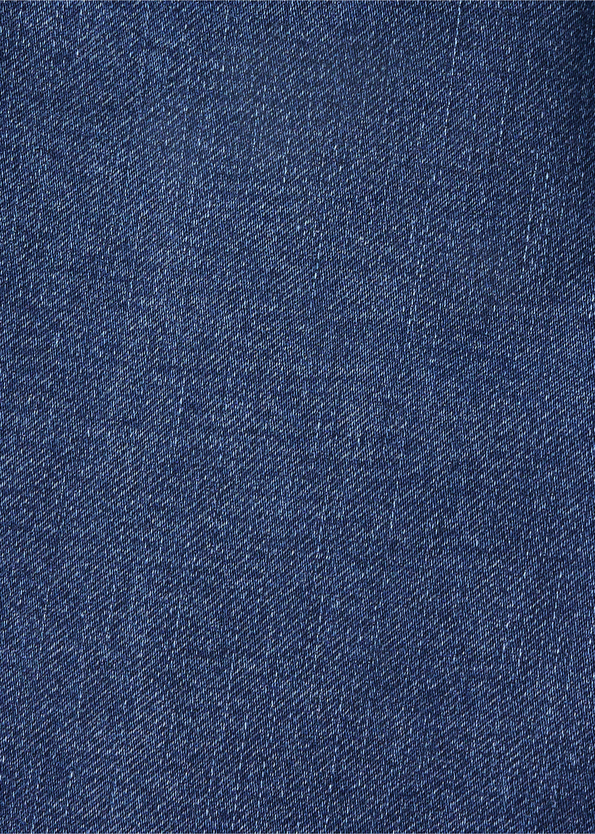 Jean droit en mélange de coton - Détail de l'article 0, Bleu foncé. Ref: 37083860-00.