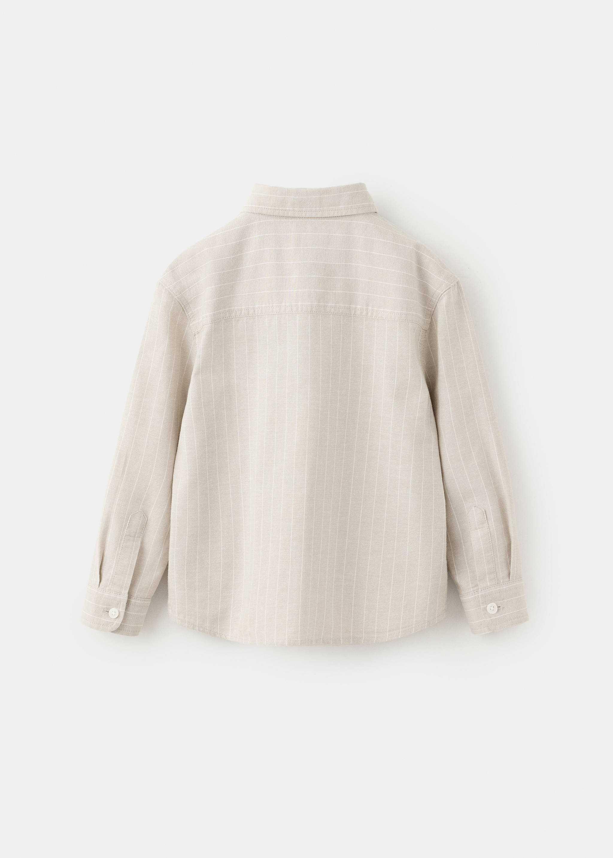 Camisa 100% algodón rayas - Reverso del artículo