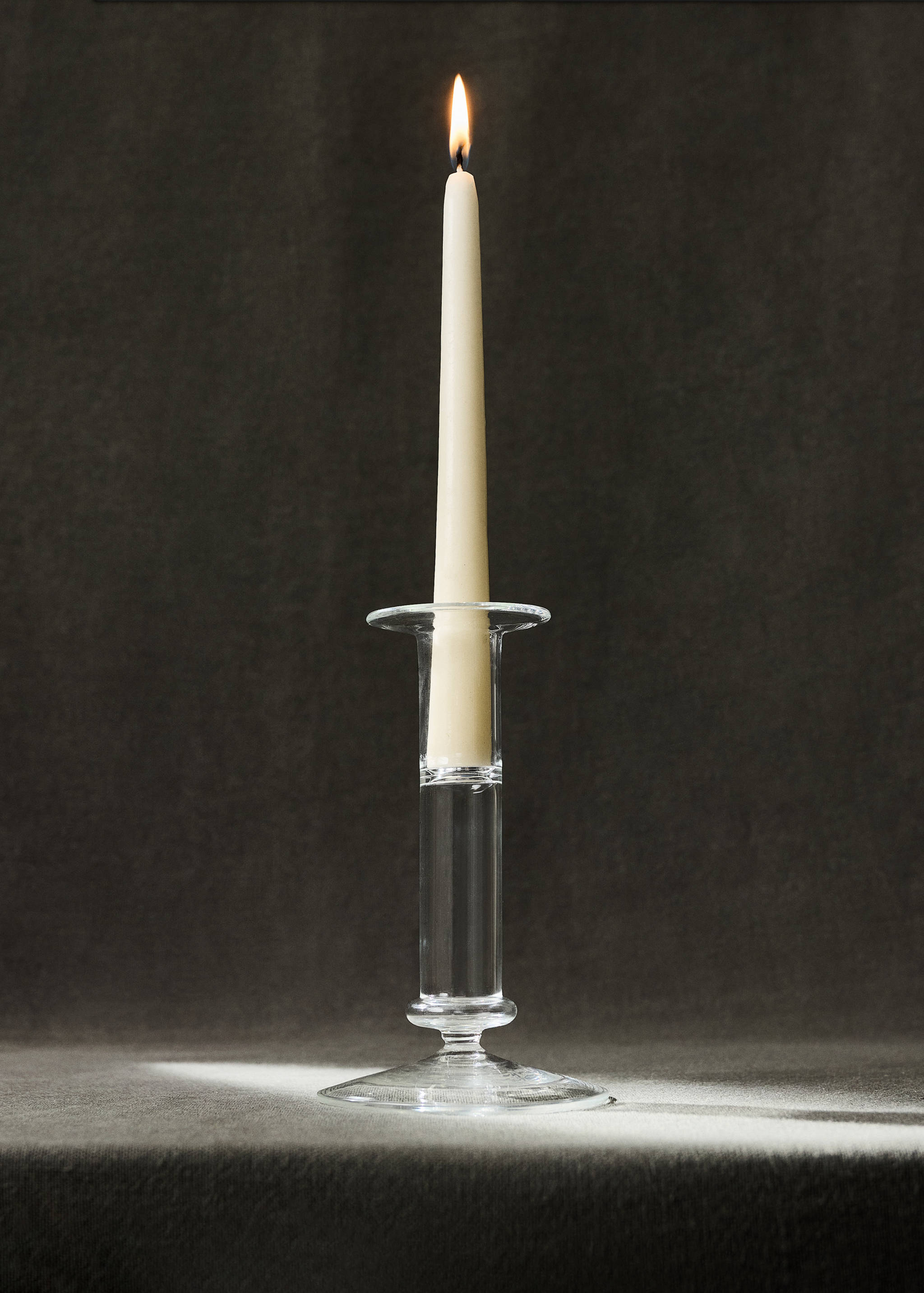 Medium coloured borosilicate candelabrum - General plane