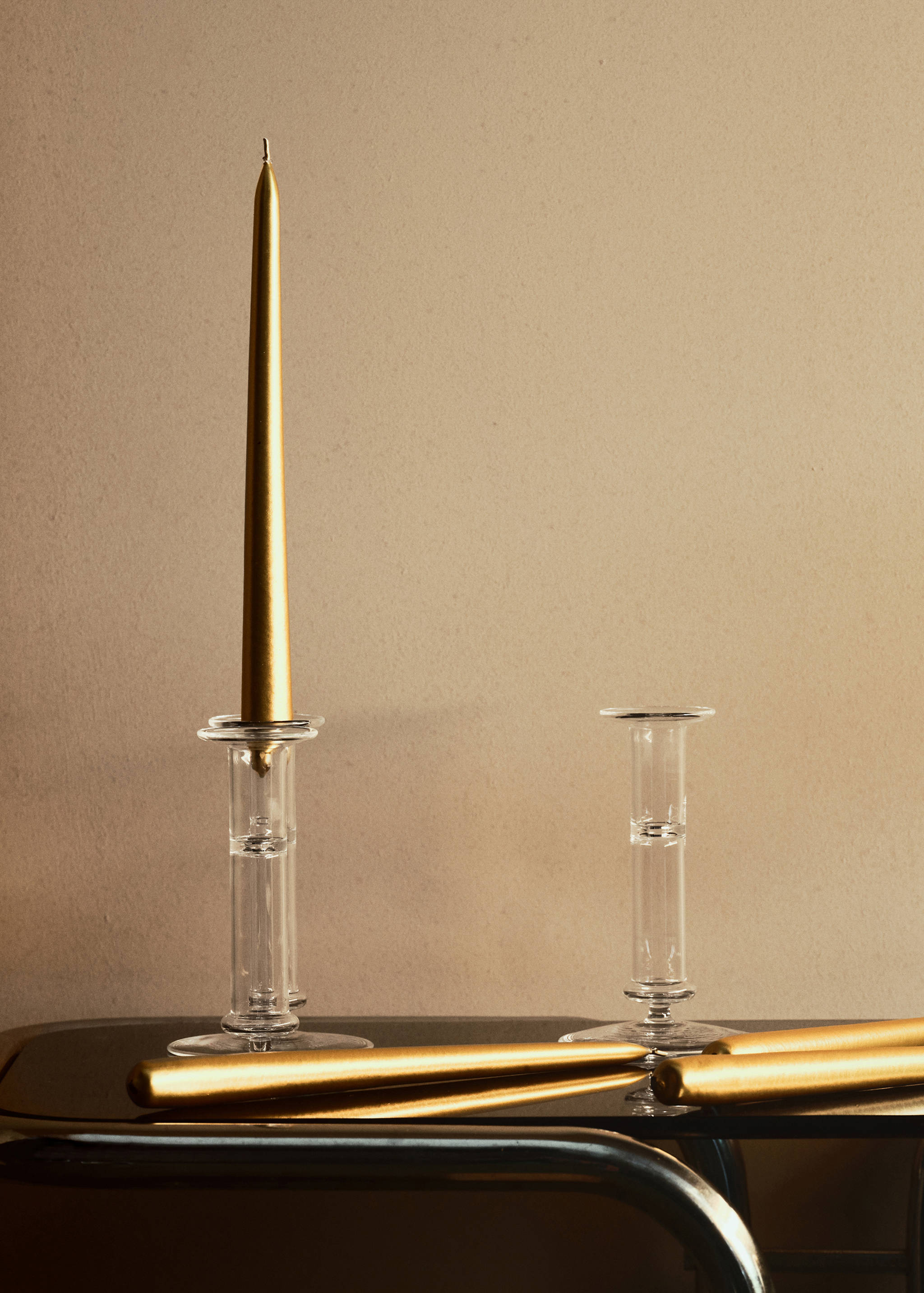 Medium coloured borosilicate candelabrum - Details of the article 6