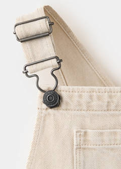 Denim dungarees with pockets — Sand 4
