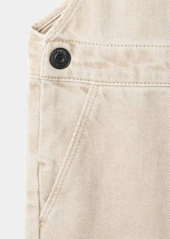 Denim dungarees with pockets — Sand 6