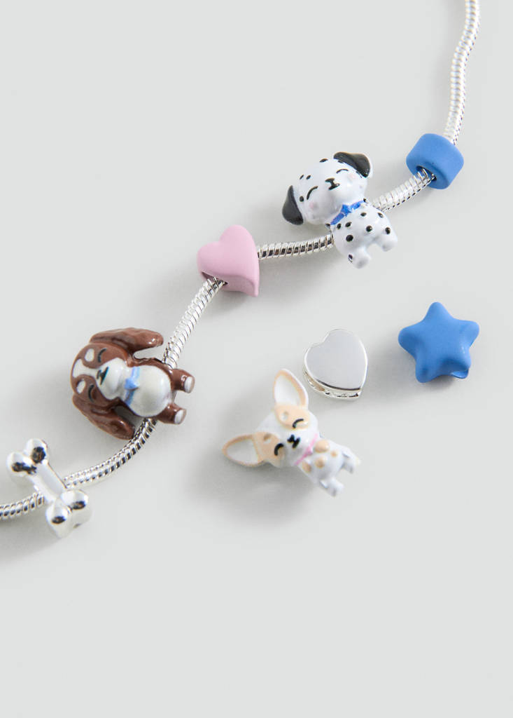 Interchangeable charms bracelet — Silver