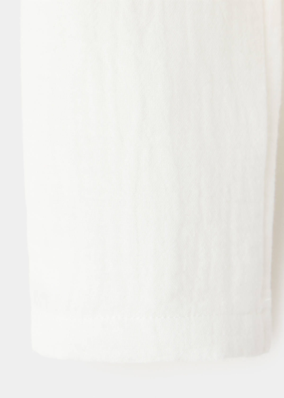 Textured cotton shirt — Off White