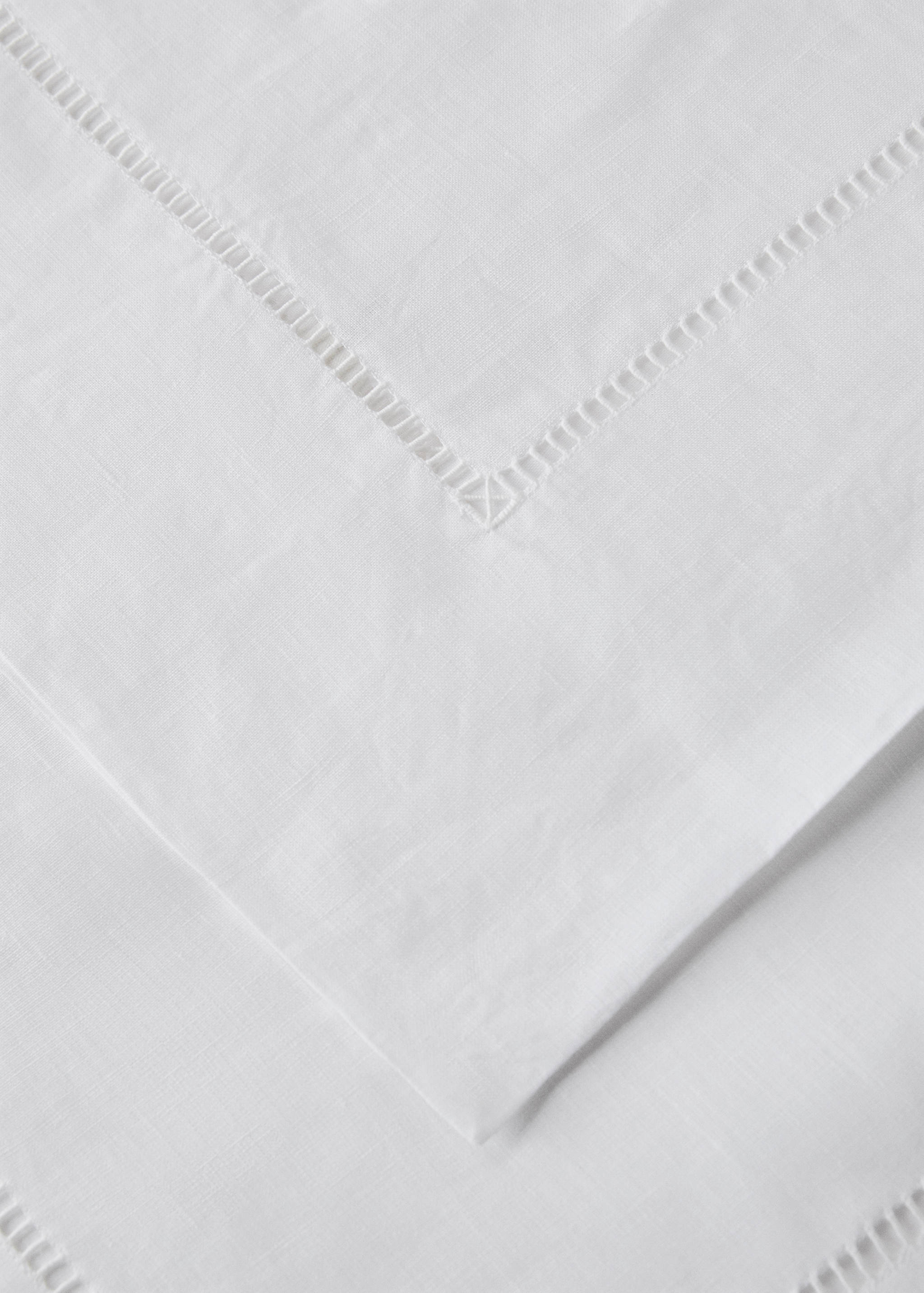 Leinentischdecke mit Hohlsaum für 8 bis 10 Gäste - Detail des Artikels 2