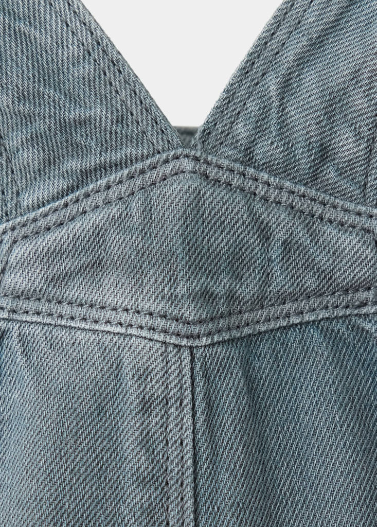 Denim pockets dungarees - thumbnail 6