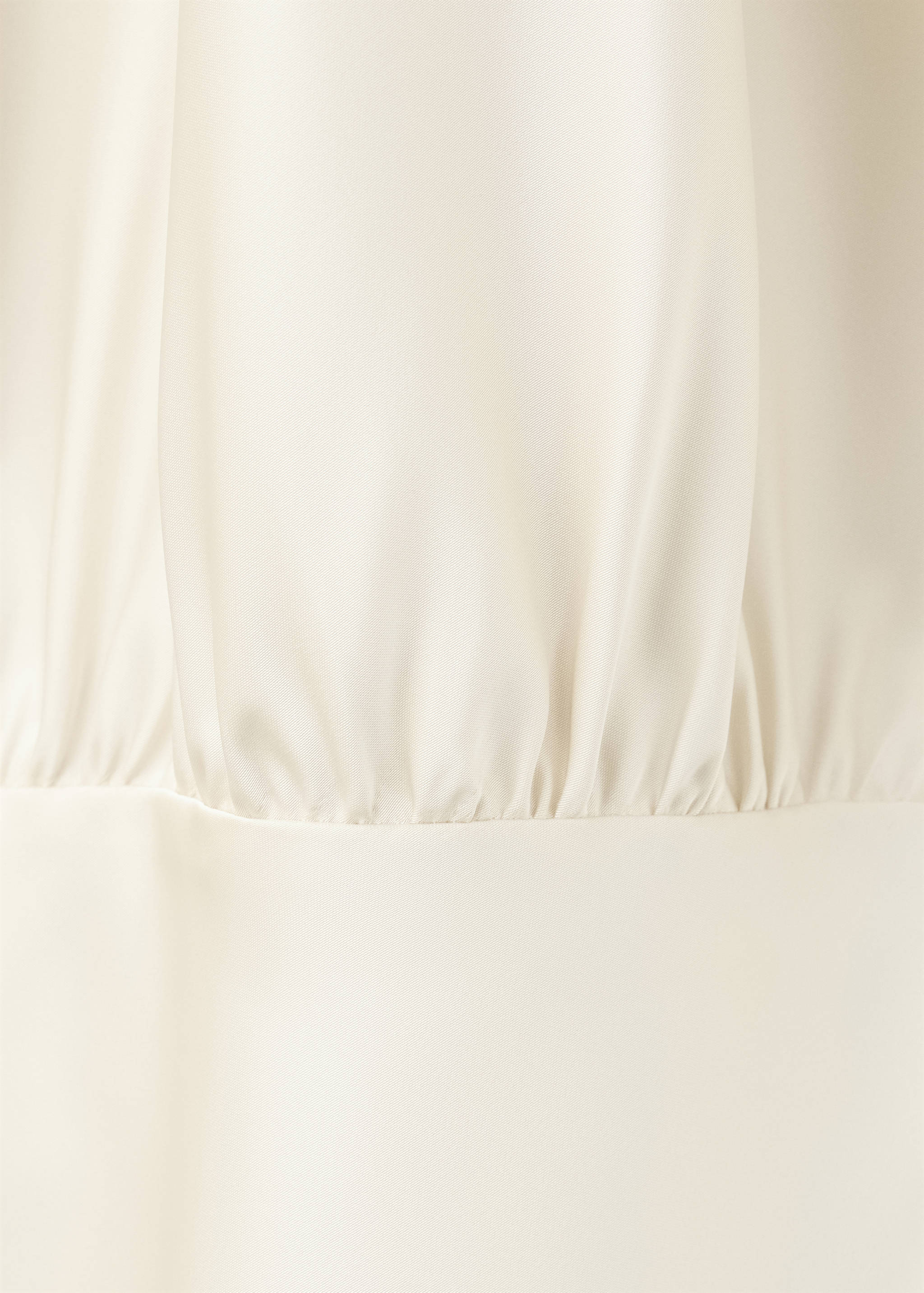Satin dress with bow - Details of the article 8