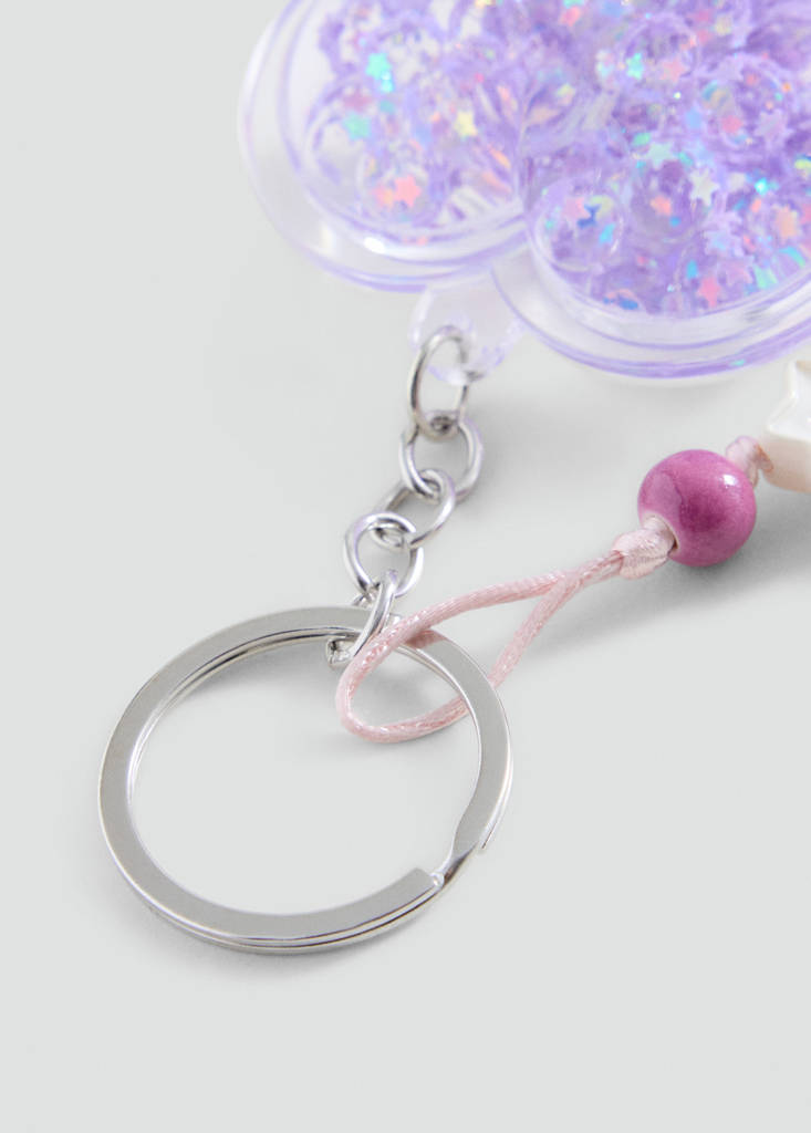 Multi-charms keyring — Lilac
