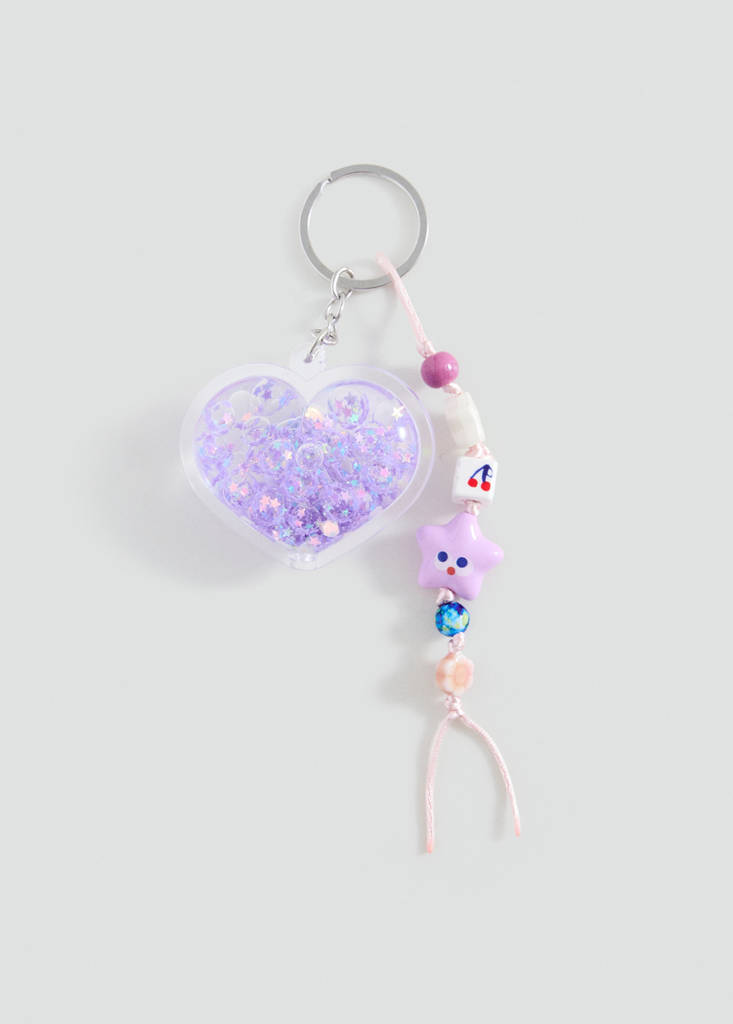 Multi-charms keyring — Lilac