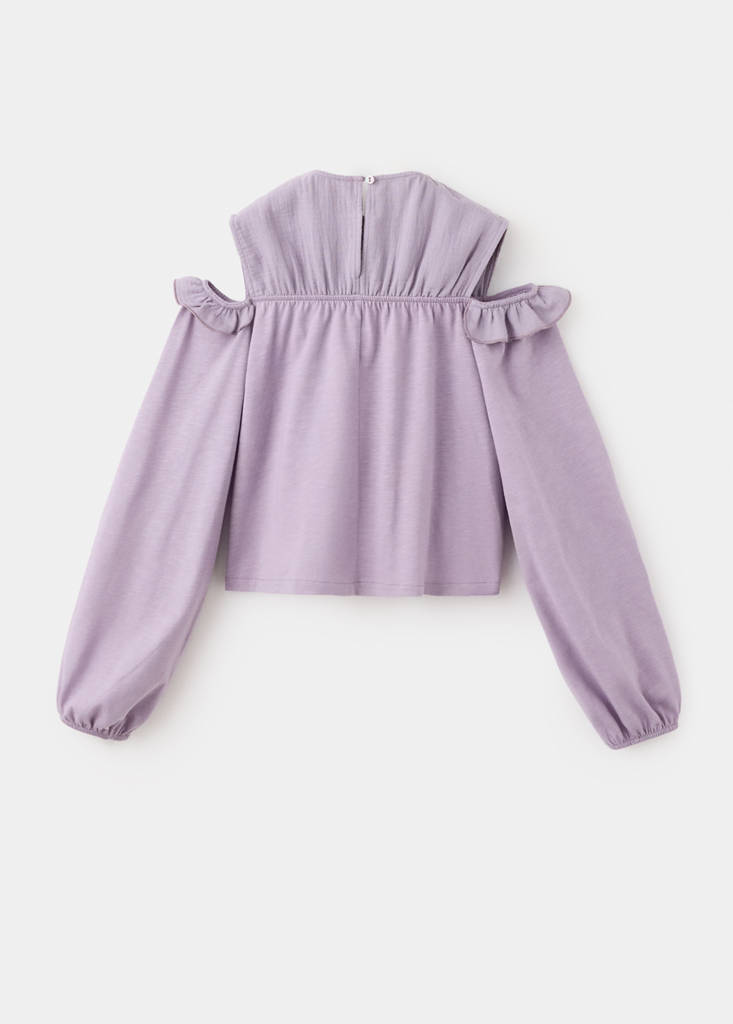 Cut-out detail blouse