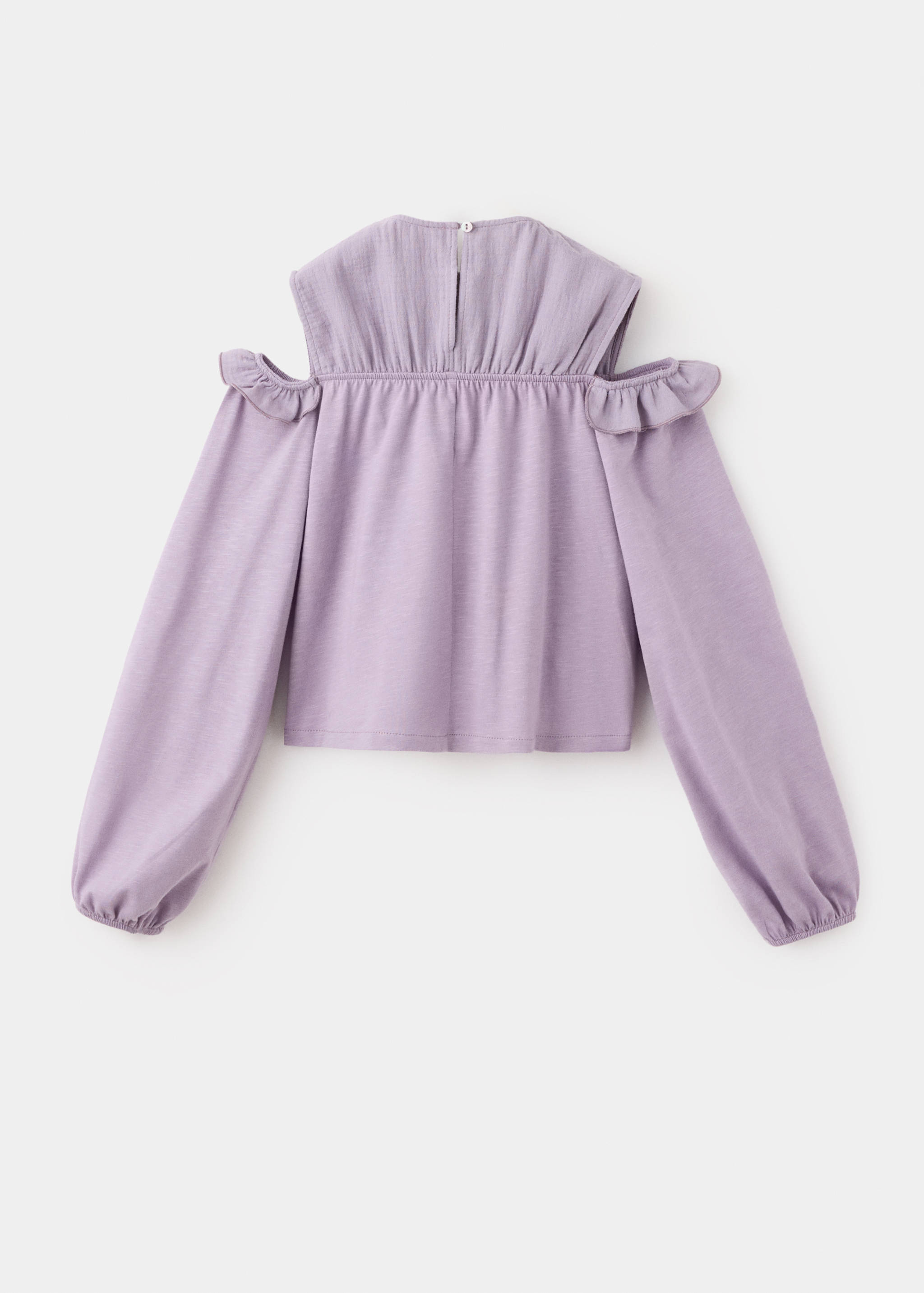 Cut-out detail blouse - Reverse of the article