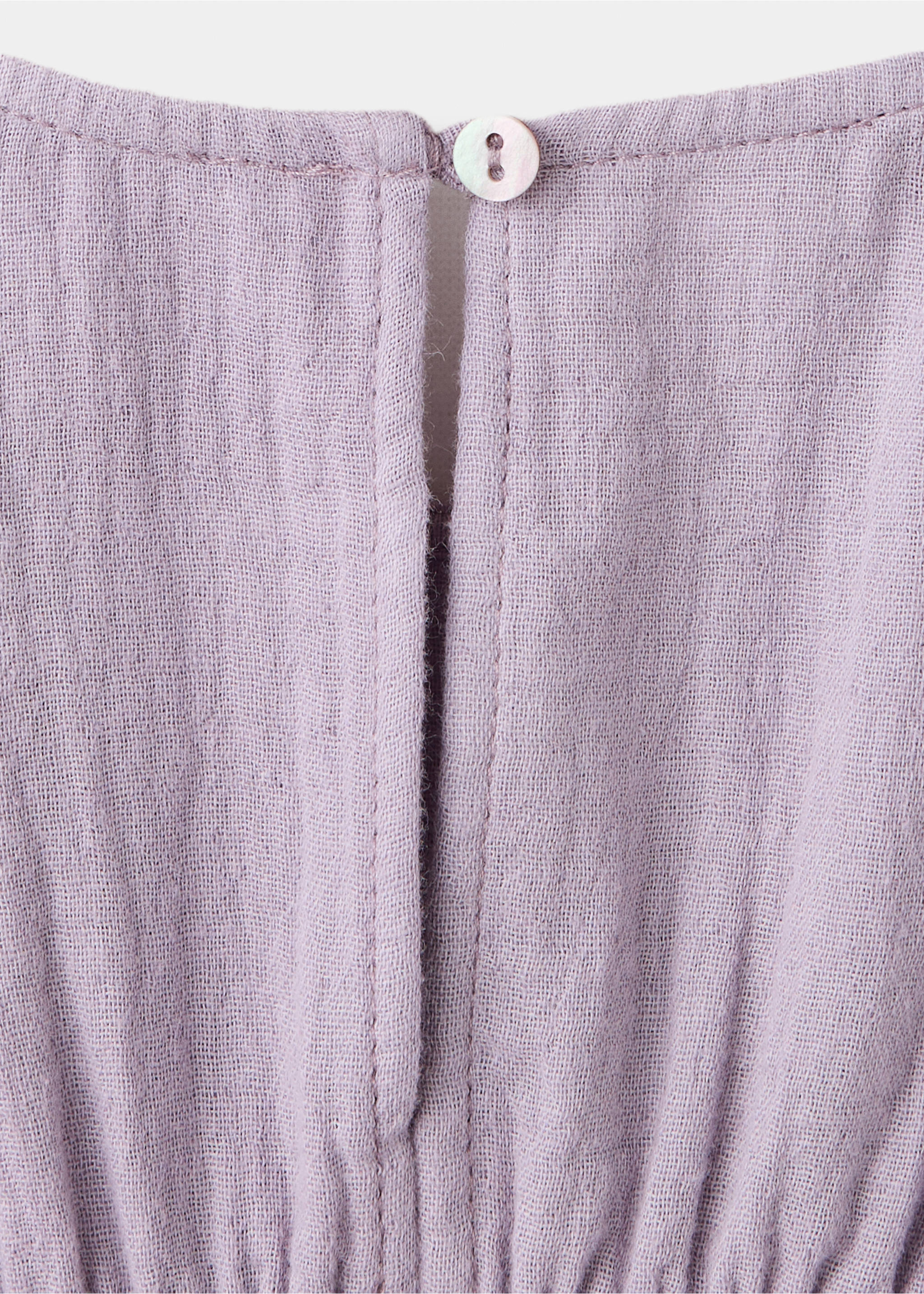 Cut-out detail blouse - Details of the article 8, Lilac. Ref: 37083891-00.