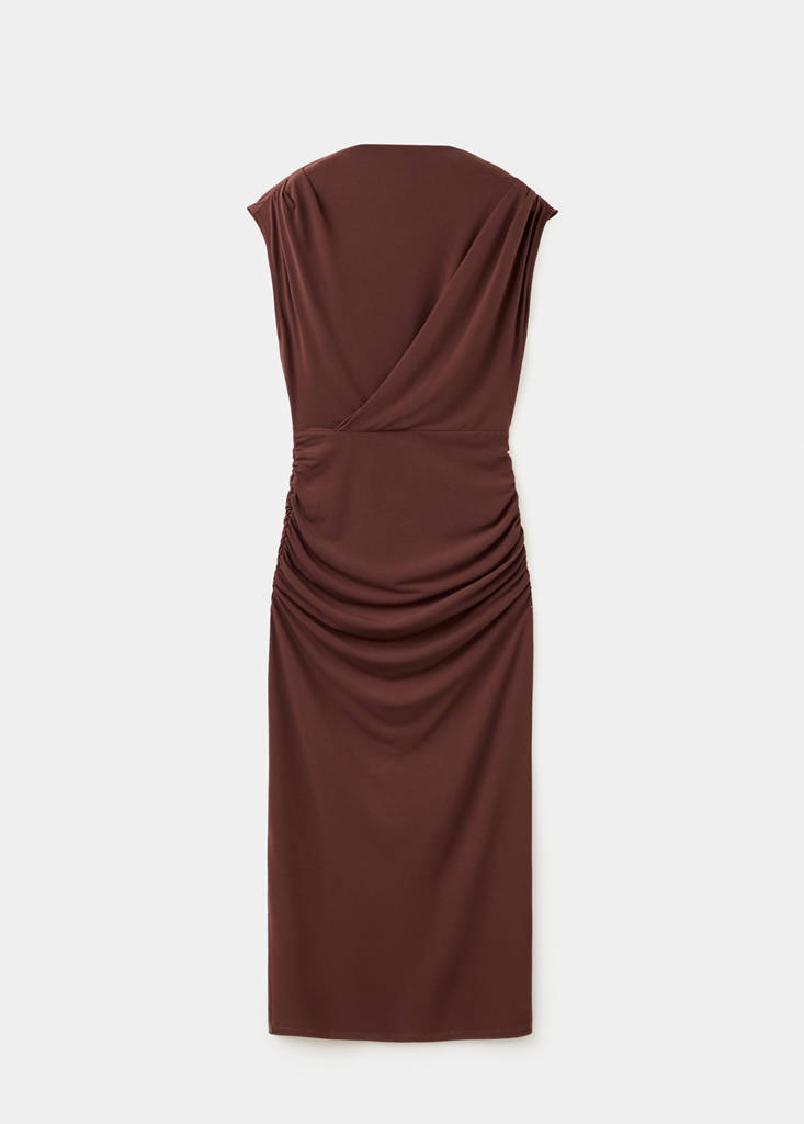 Draped midi-dress thumbnail 5