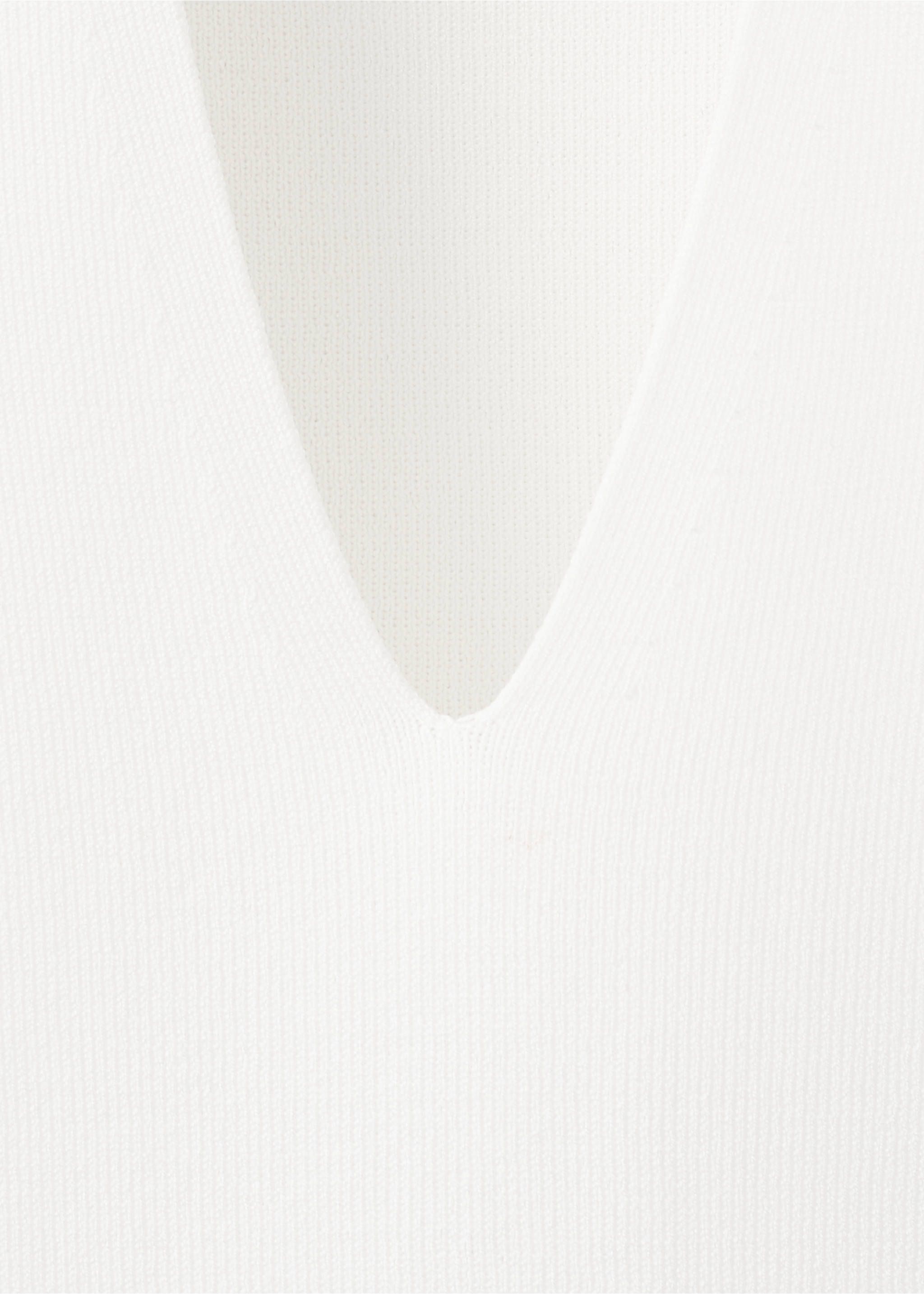 Top canelons - Details of the article 8, White. Ref: 37084069-00.