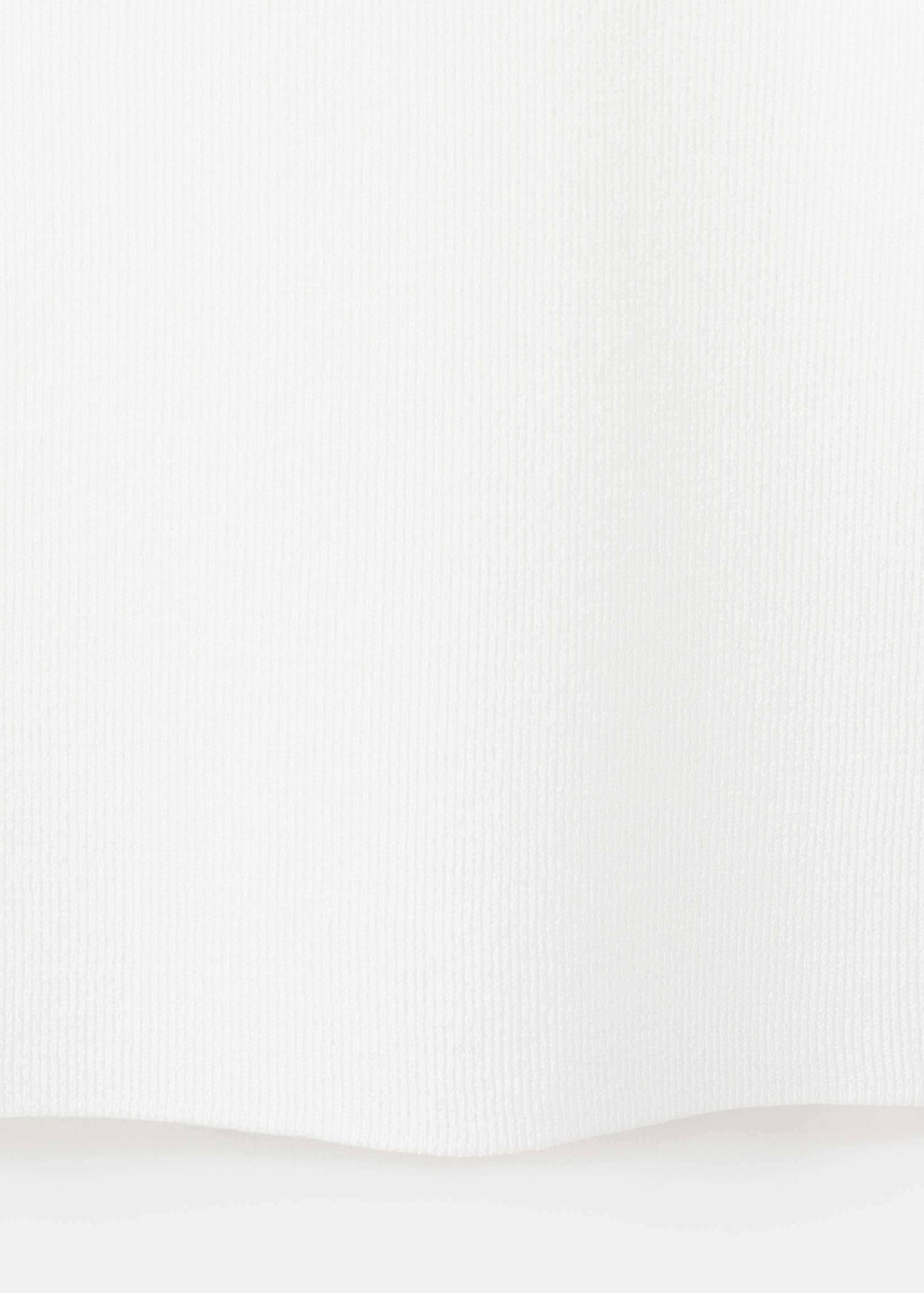 Fine-knit V-neck top - Details of the article 0
