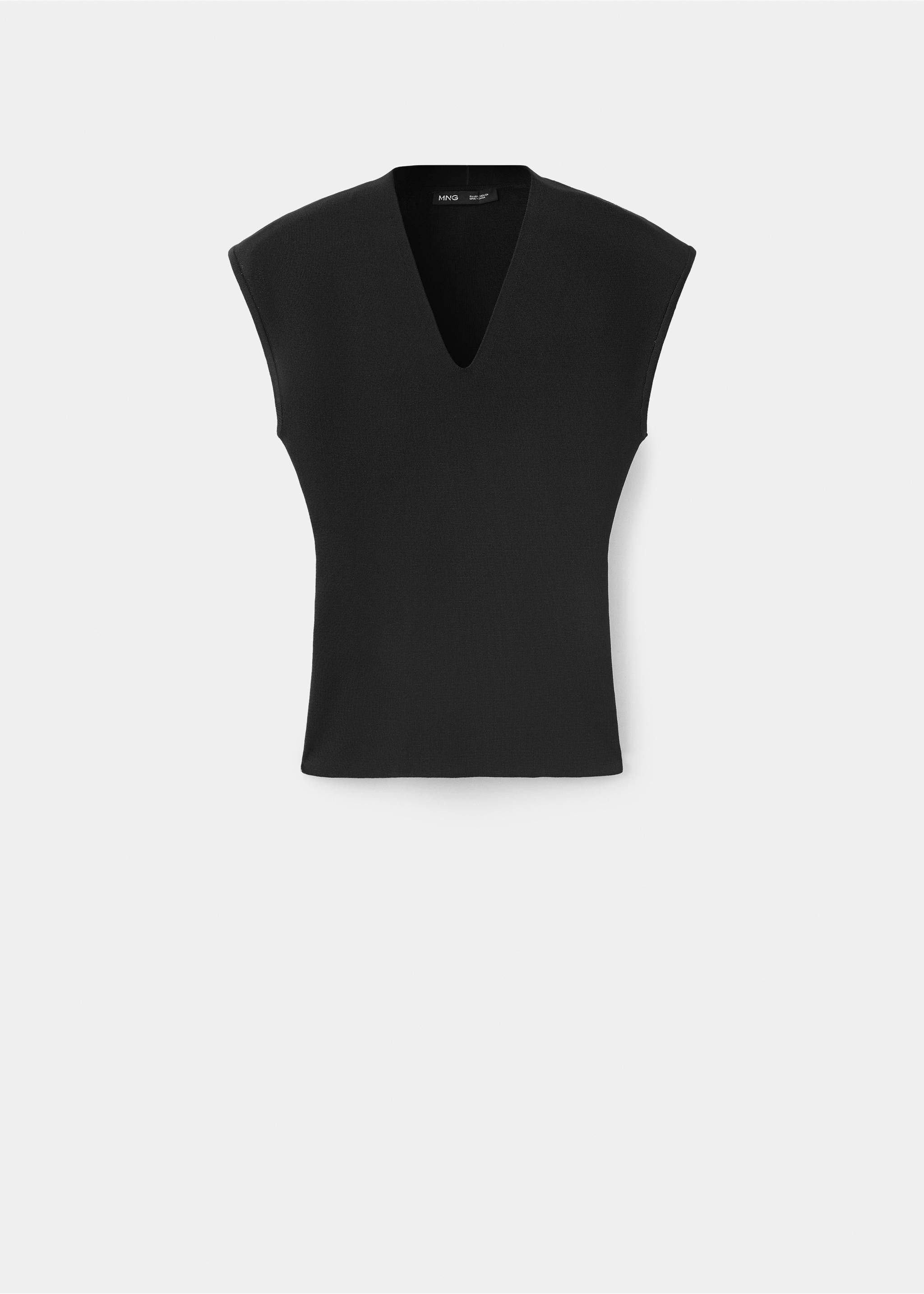 Top canelons - Article without model, Black. Ref: 37084069-00.