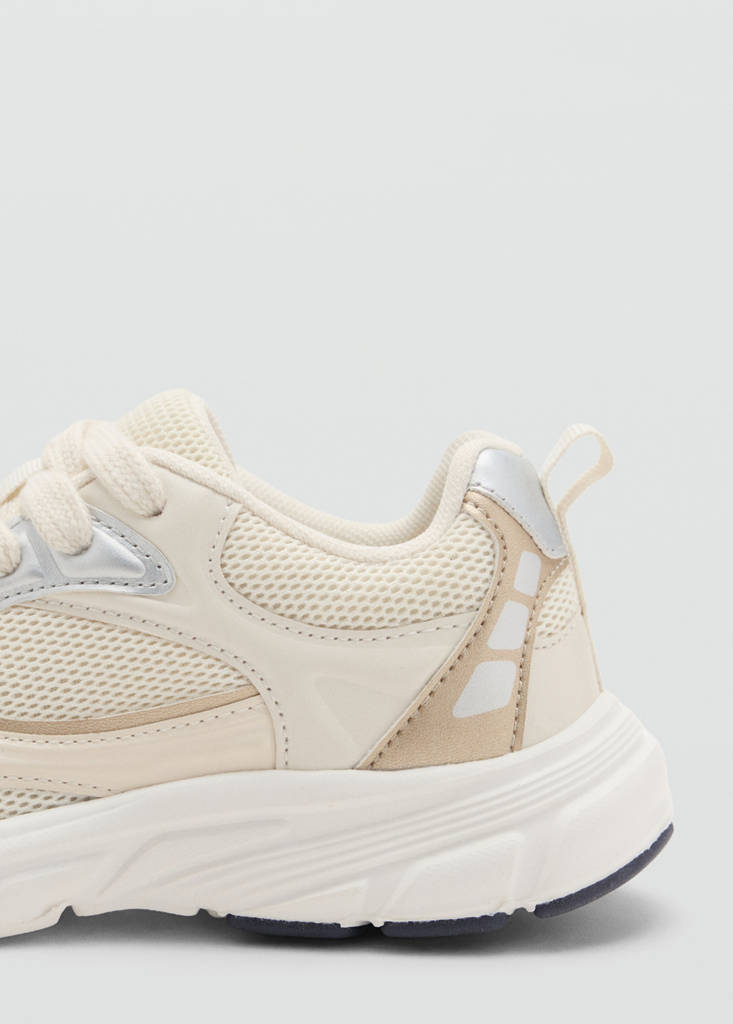 Two-tone sports top — Silver